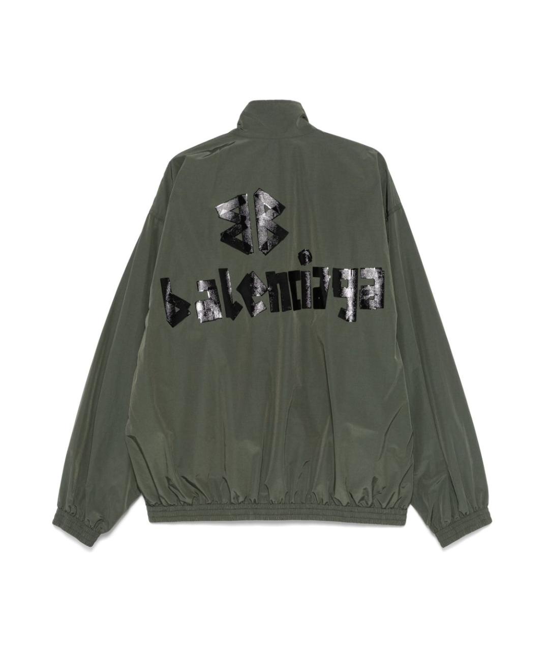 BALENCIAGA Хаки куртка, фото 2
