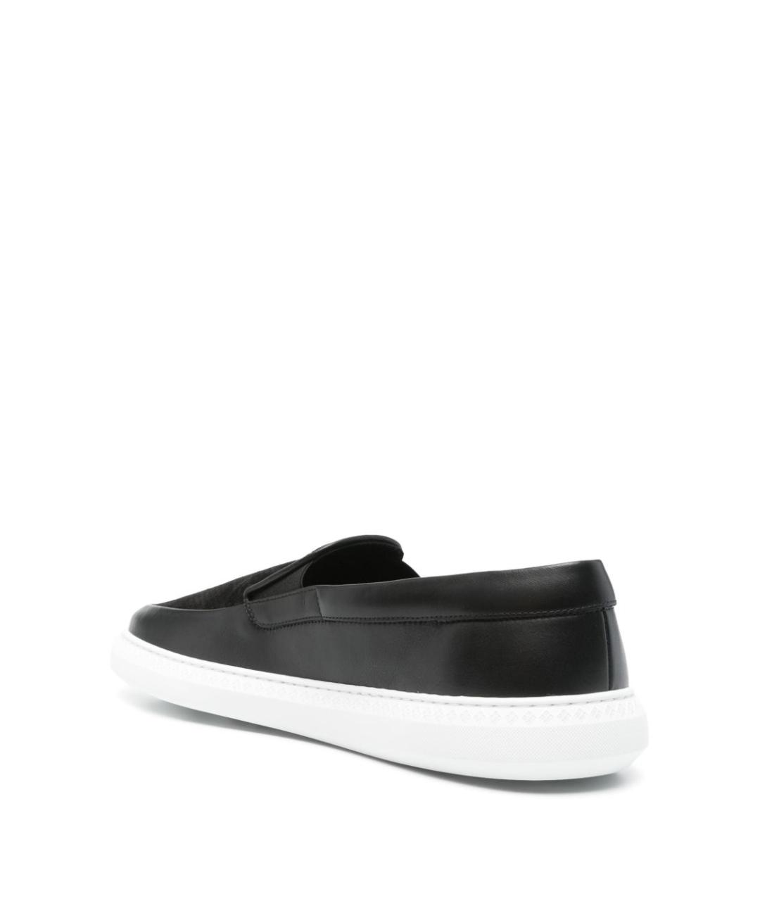GIVENCHY Черные кожаные слипоны, фото 4