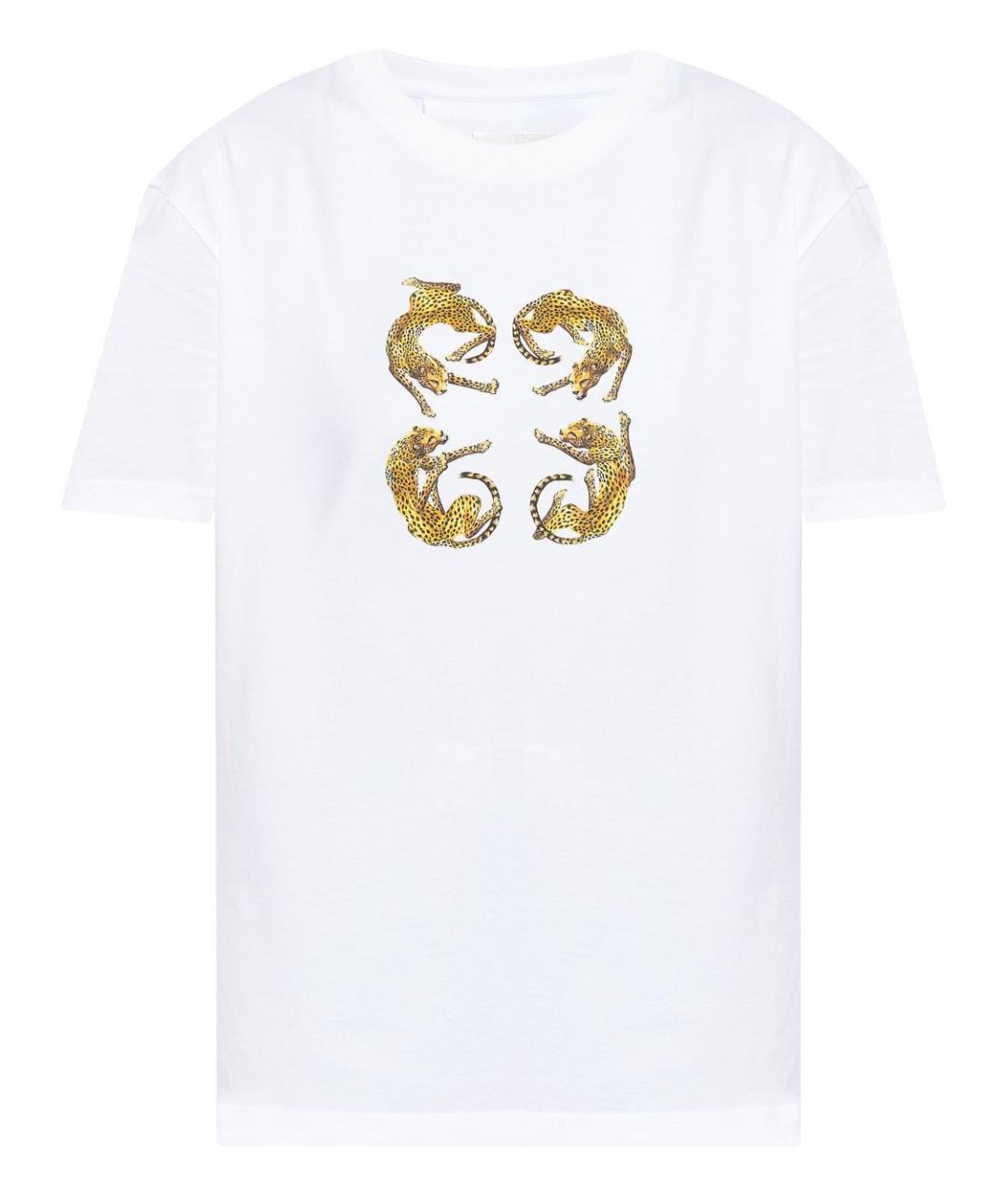 GIVENCHY Белая хлопковая футболка, фото 1