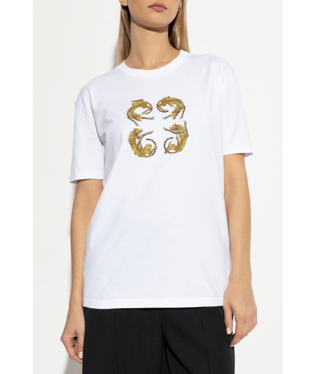 GIVENCHY Белая хлопковая футболка, фото 4