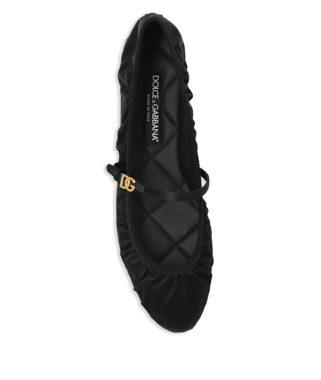 DOLCE&GABBANA Черные балетки, фото 5