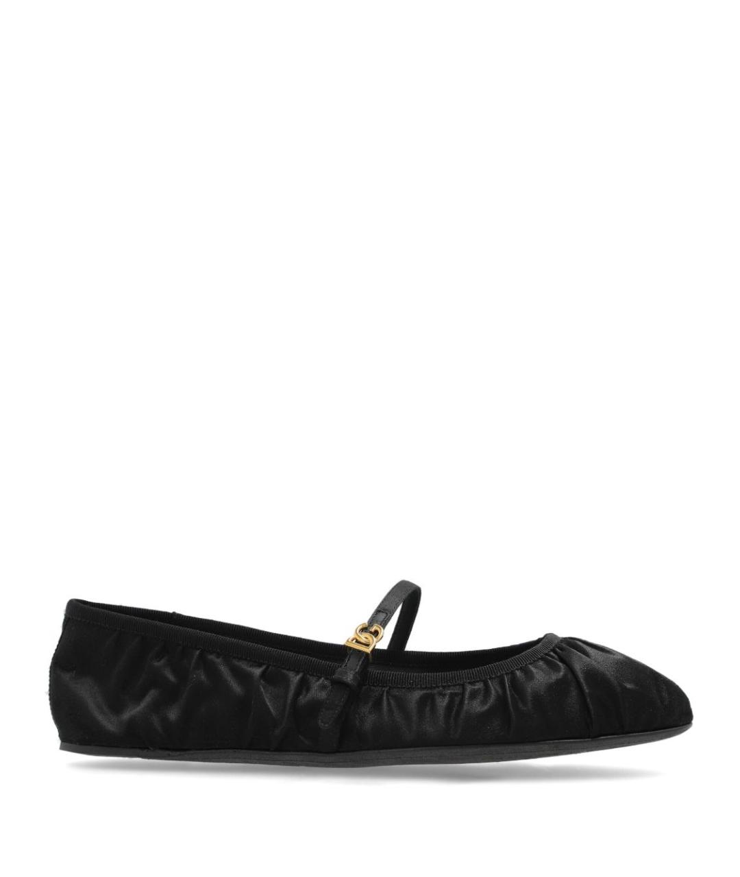 DOLCE&GABBANA Черные балетки, фото 1