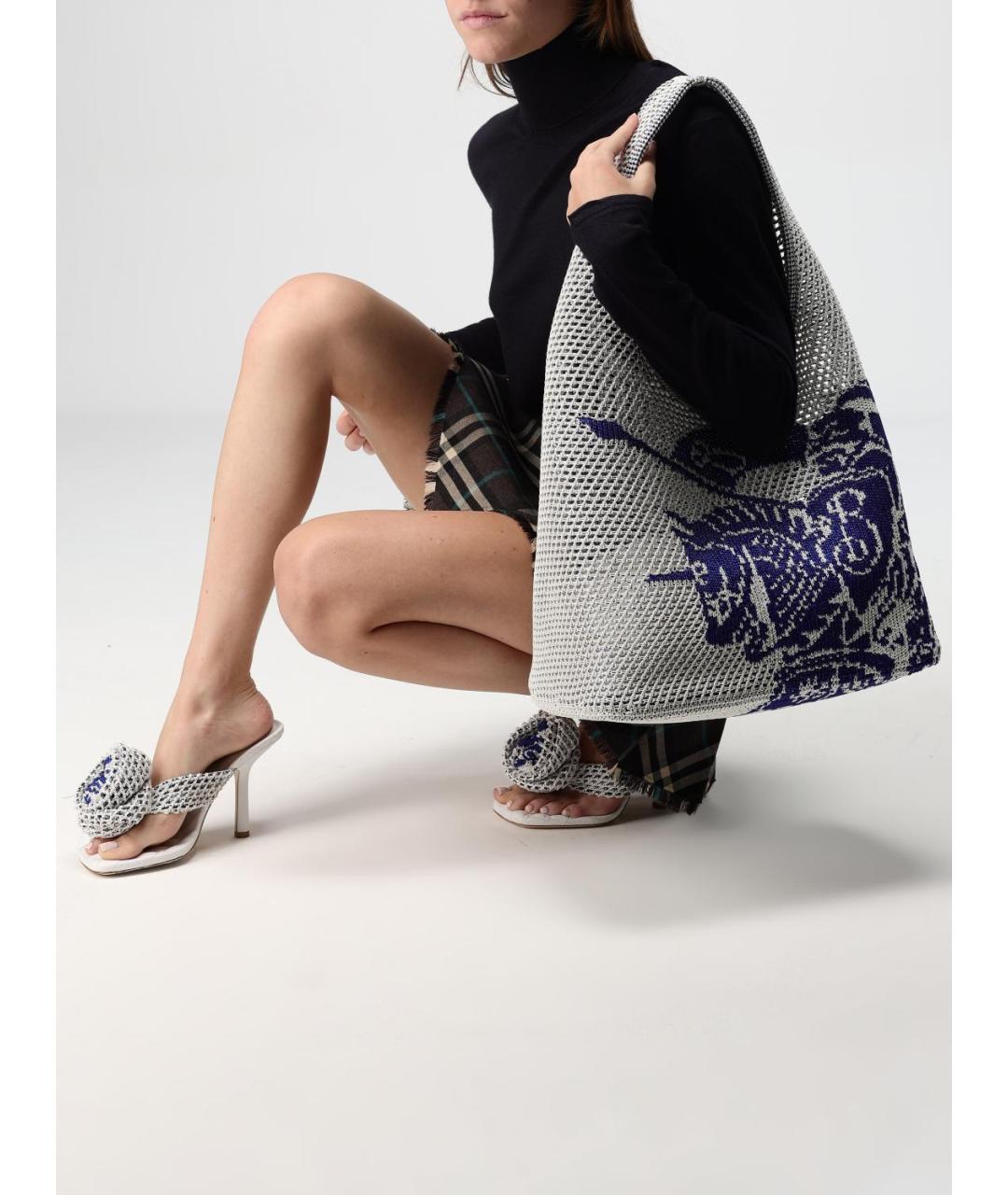 BURBERRY Мульти юбка мини, фото 3