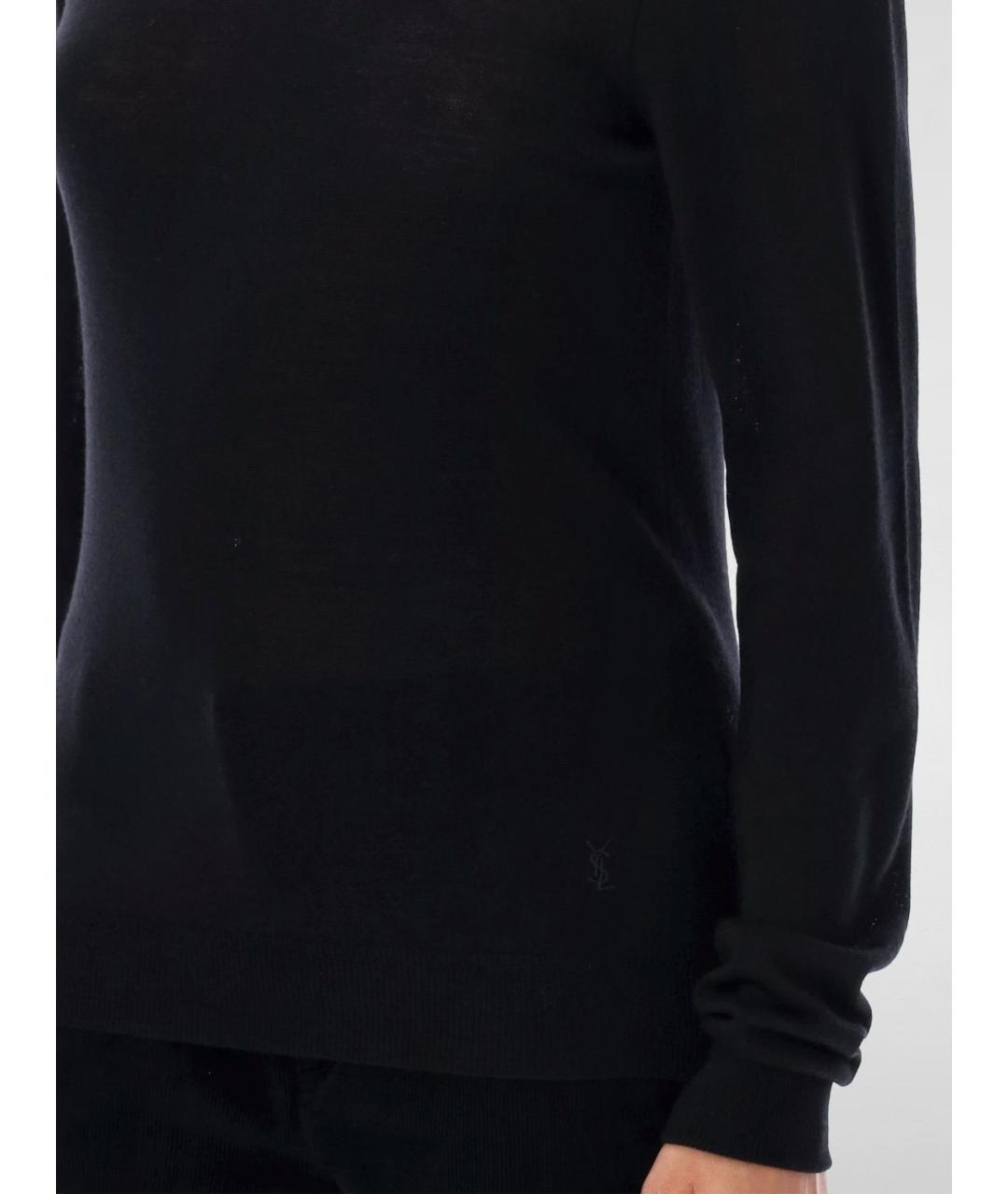 SAINT LAURENT Черный джемпер / свитер, фото 4