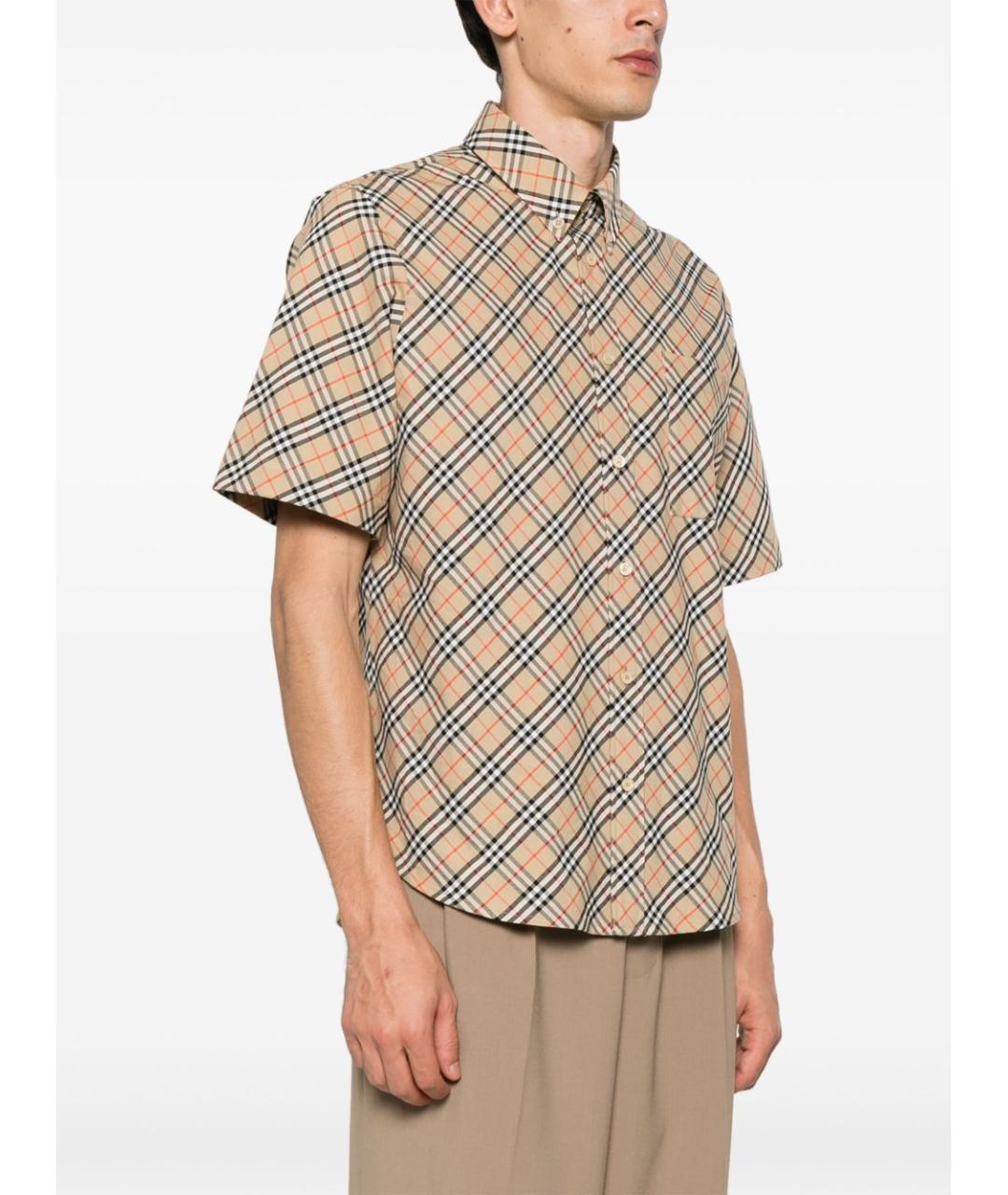 BURBERRY Бежевая кэжуал рубашка, фото 3