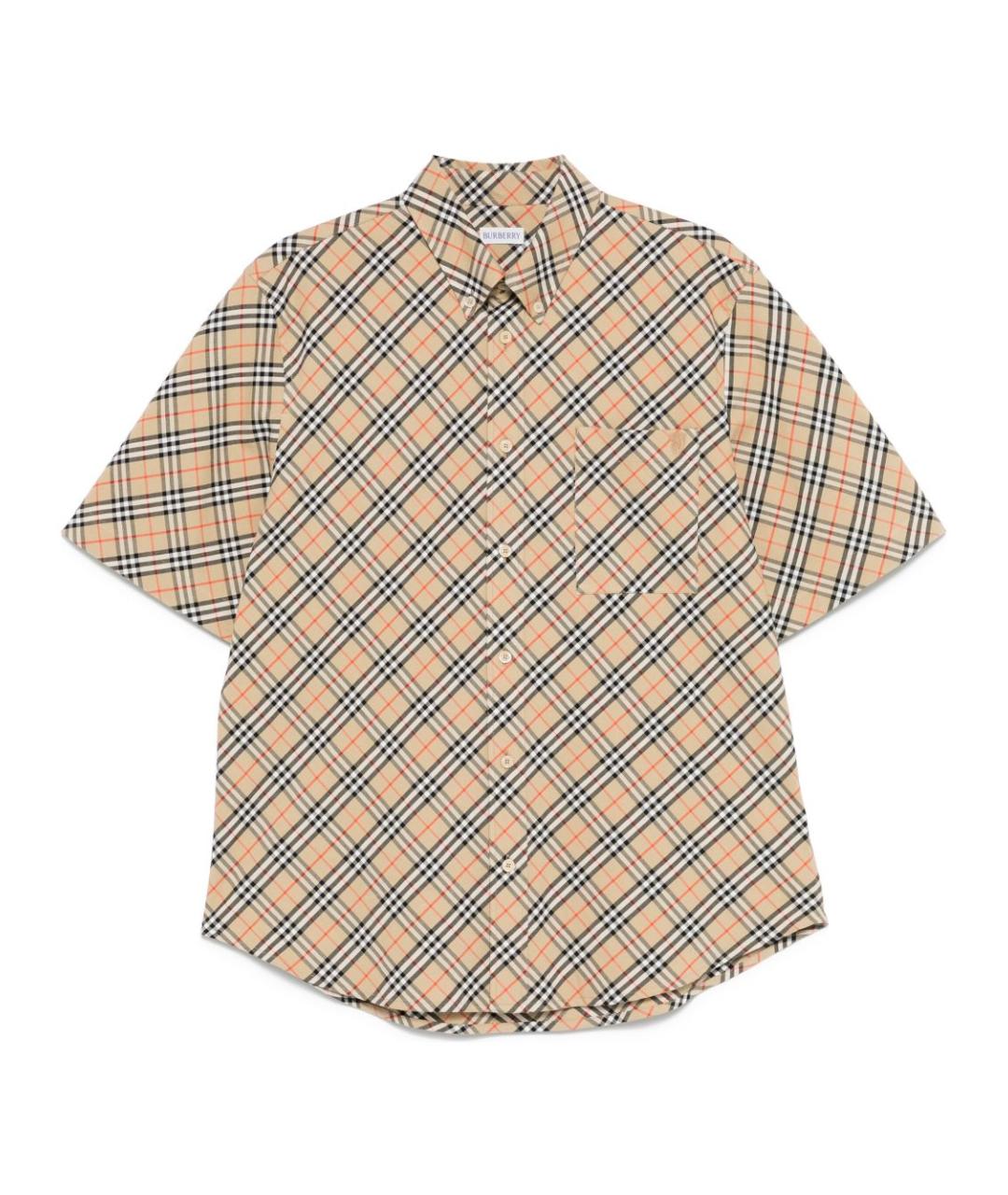 BURBERRY Бежевая кэжуал рубашка, фото 1