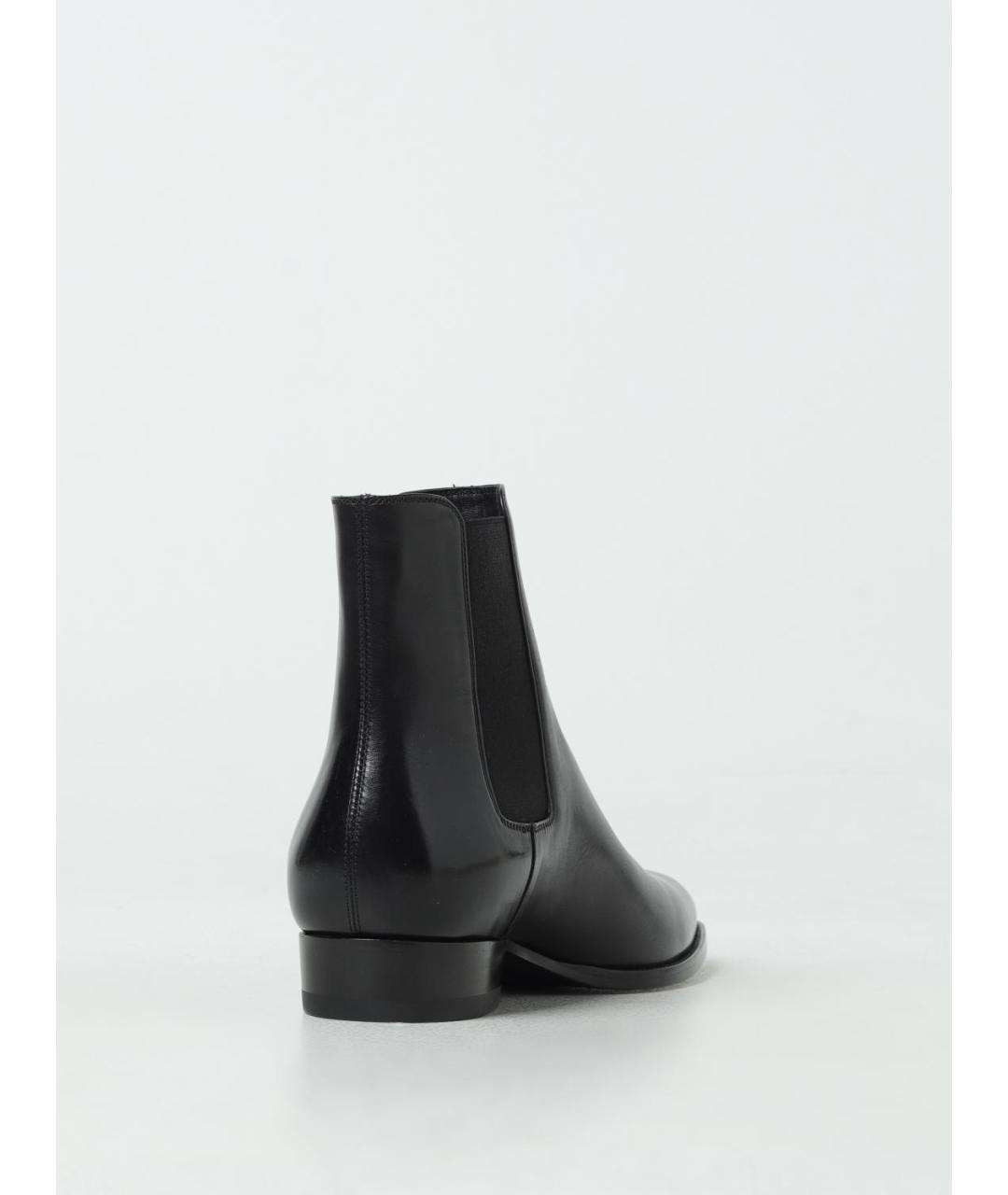 SAINT LAURENT Черные низкие ботинки, фото 3