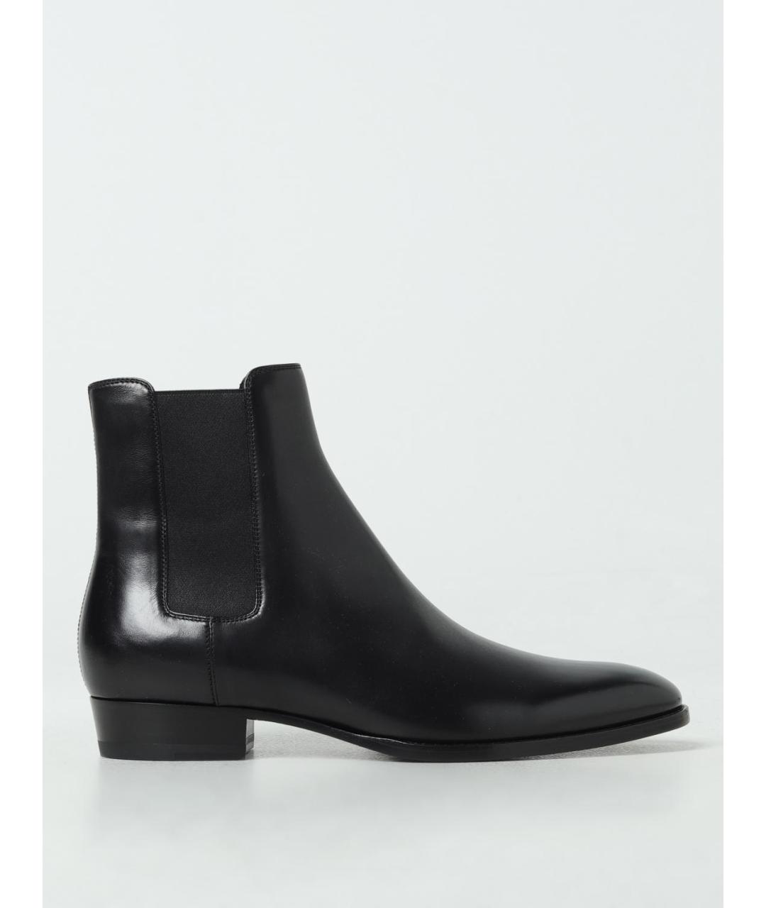 SAINT LAURENT Черные низкие ботинки, фото 5
