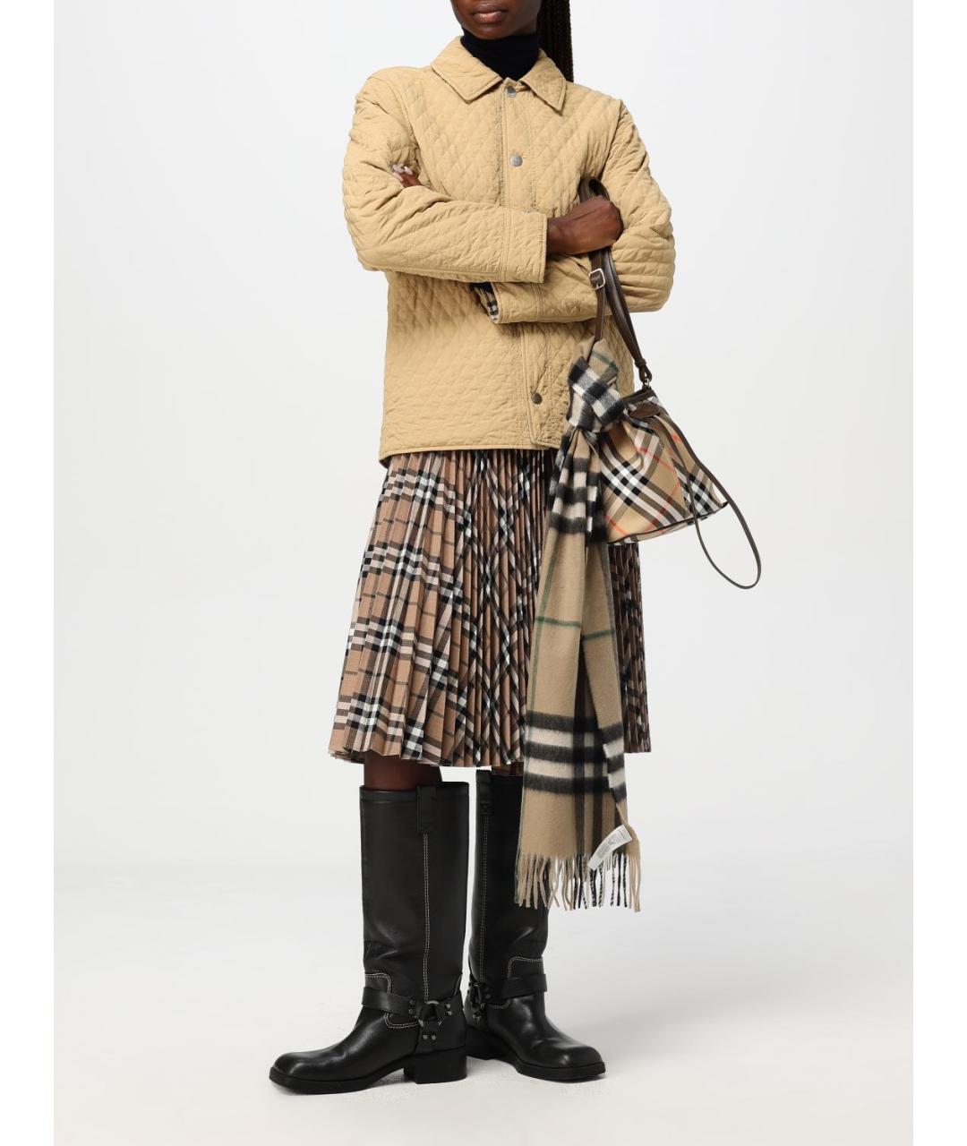 BURBERRY Бежевая сумка тоут, фото 2