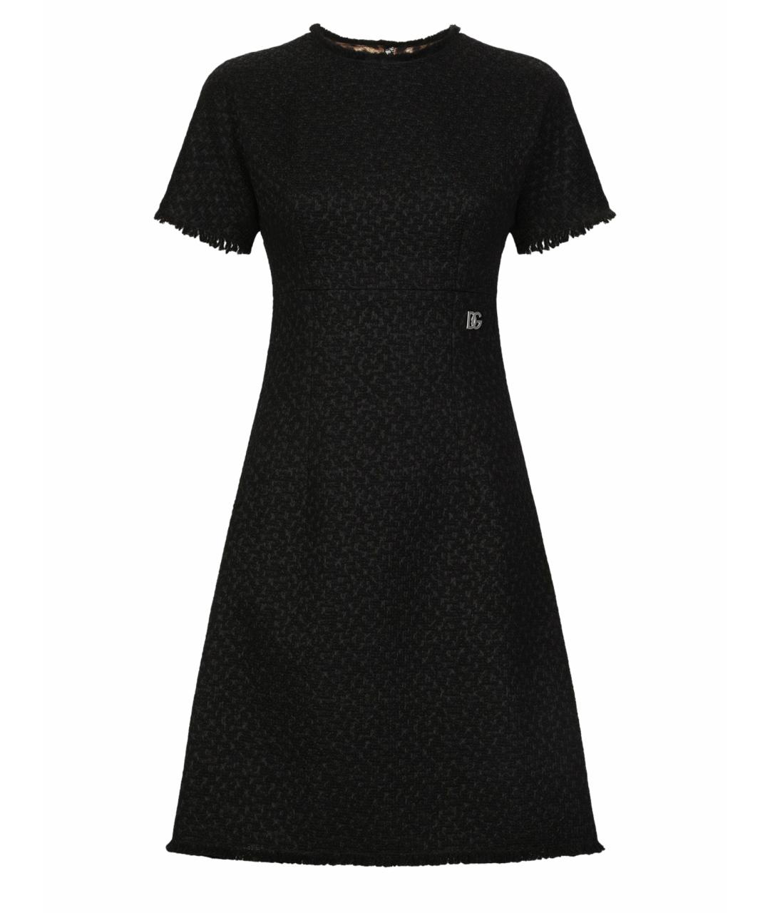 DOLCE&GABBANA Черное повседневное платье, фото 1