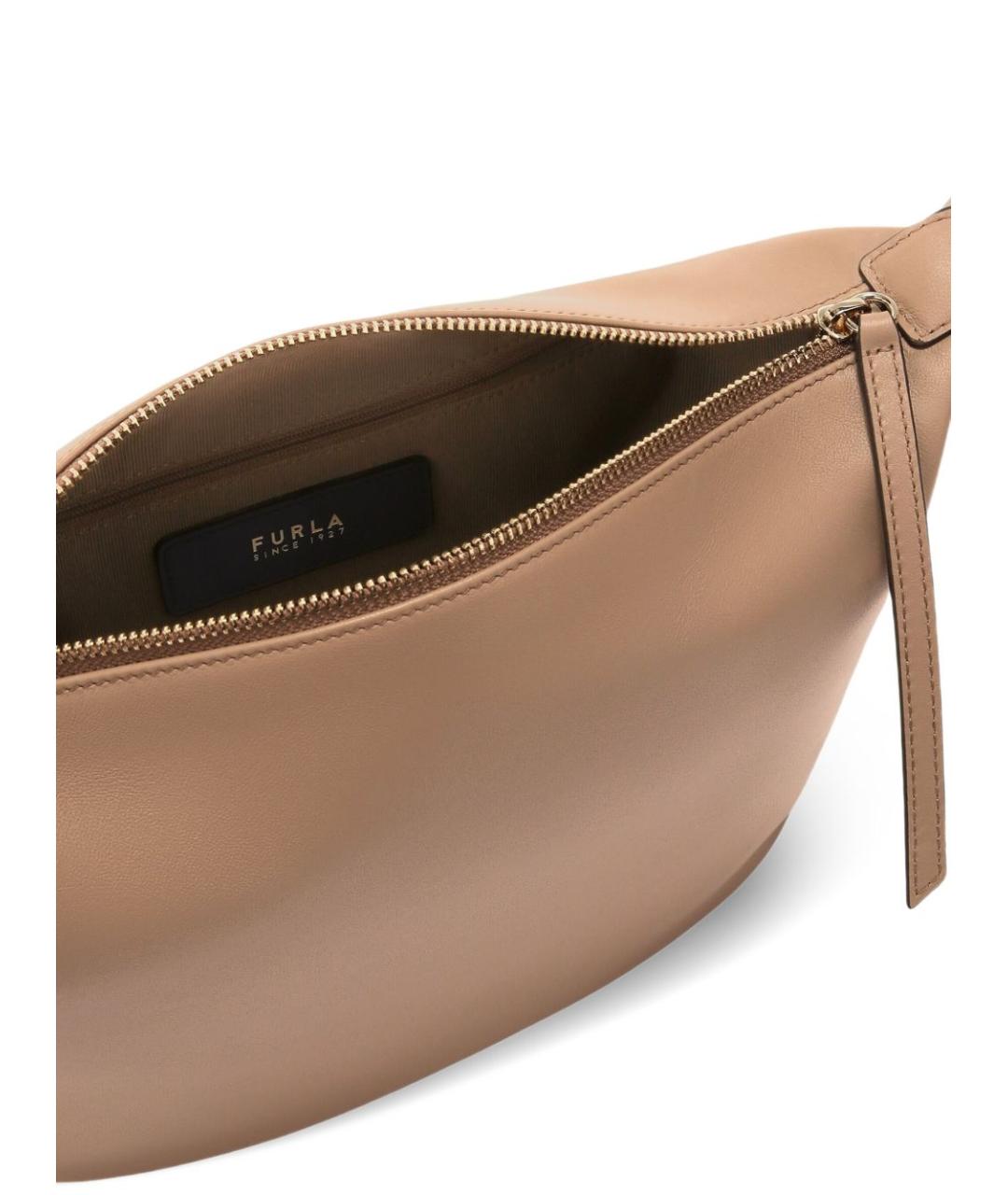 FURLA Коричневая сумка через плечо, фото 3