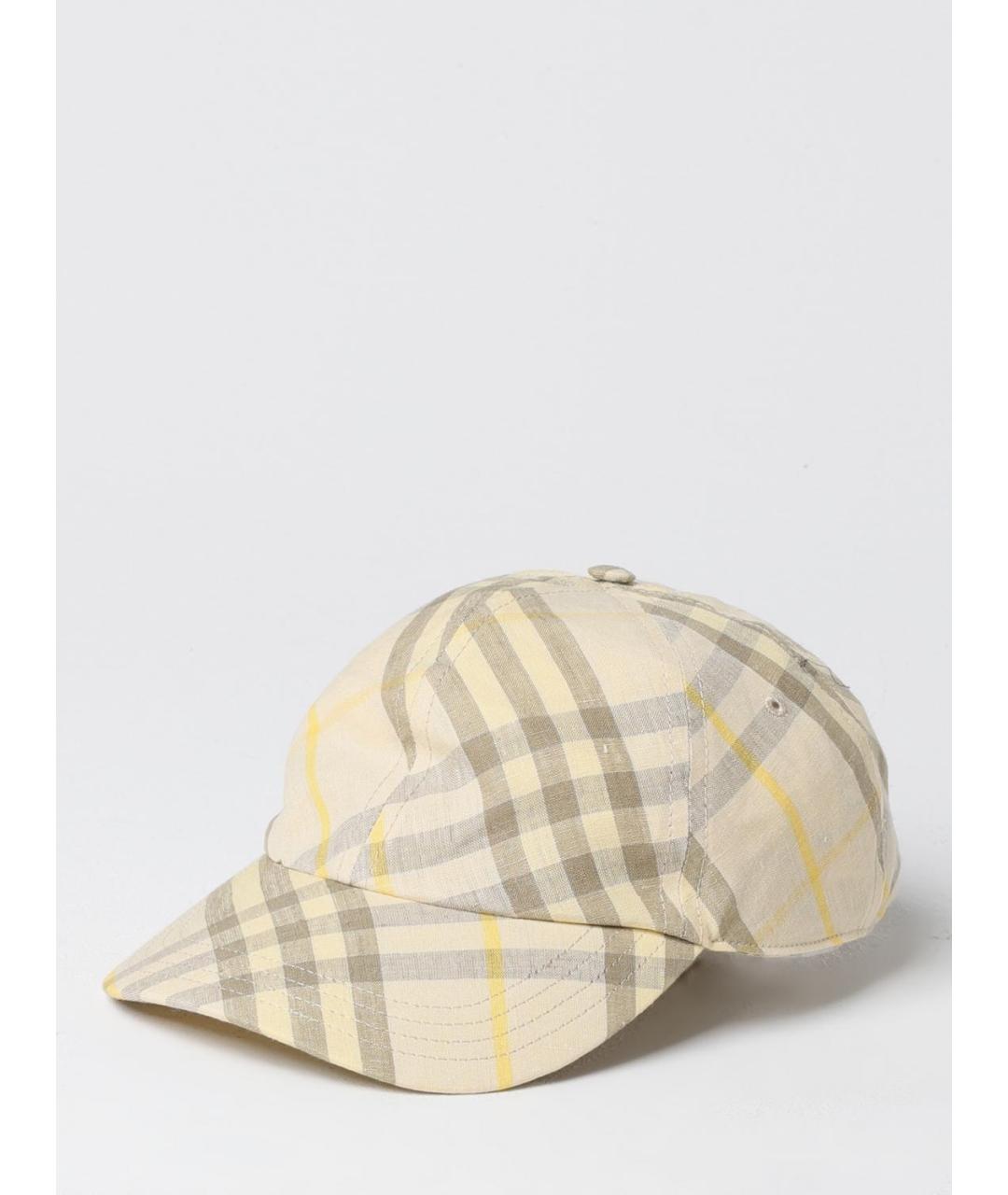 BURBERRY Бежевая кепка/бейсболка, фото 4