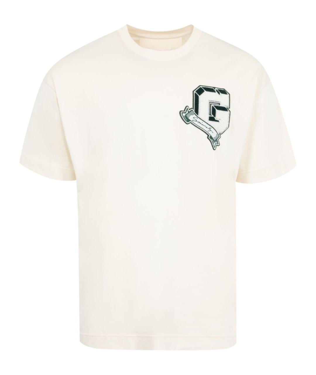 GIVENCHY Белая хлопковая футболка, фото 1