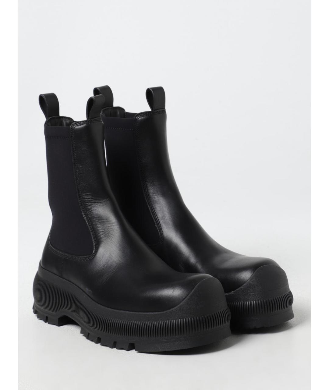 JIL SANDER Черные ботинки, фото 2