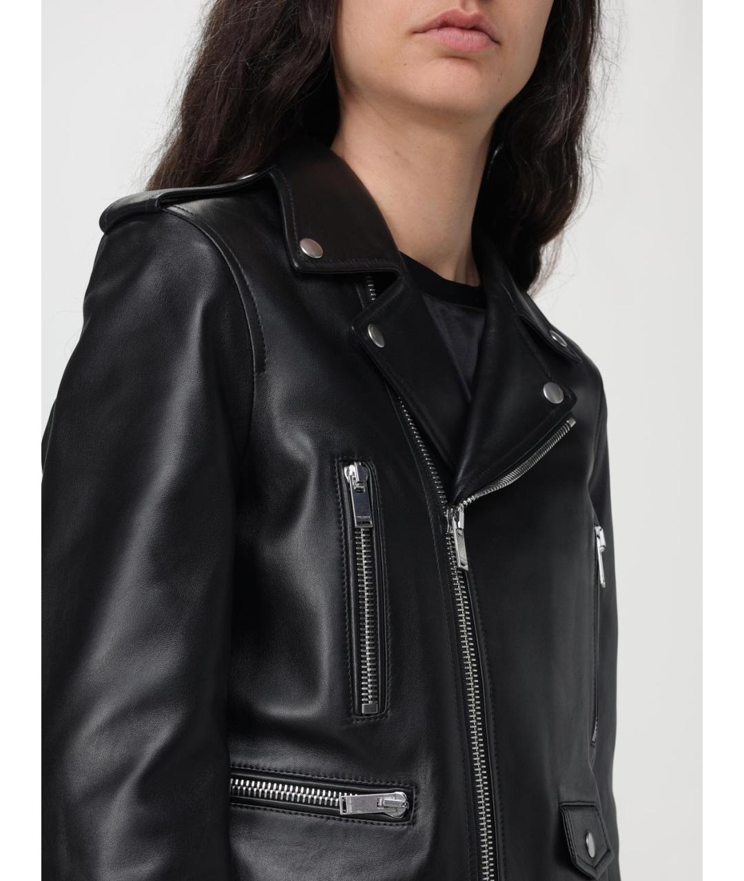 SAINT LAURENT Черная куртка, фото 5