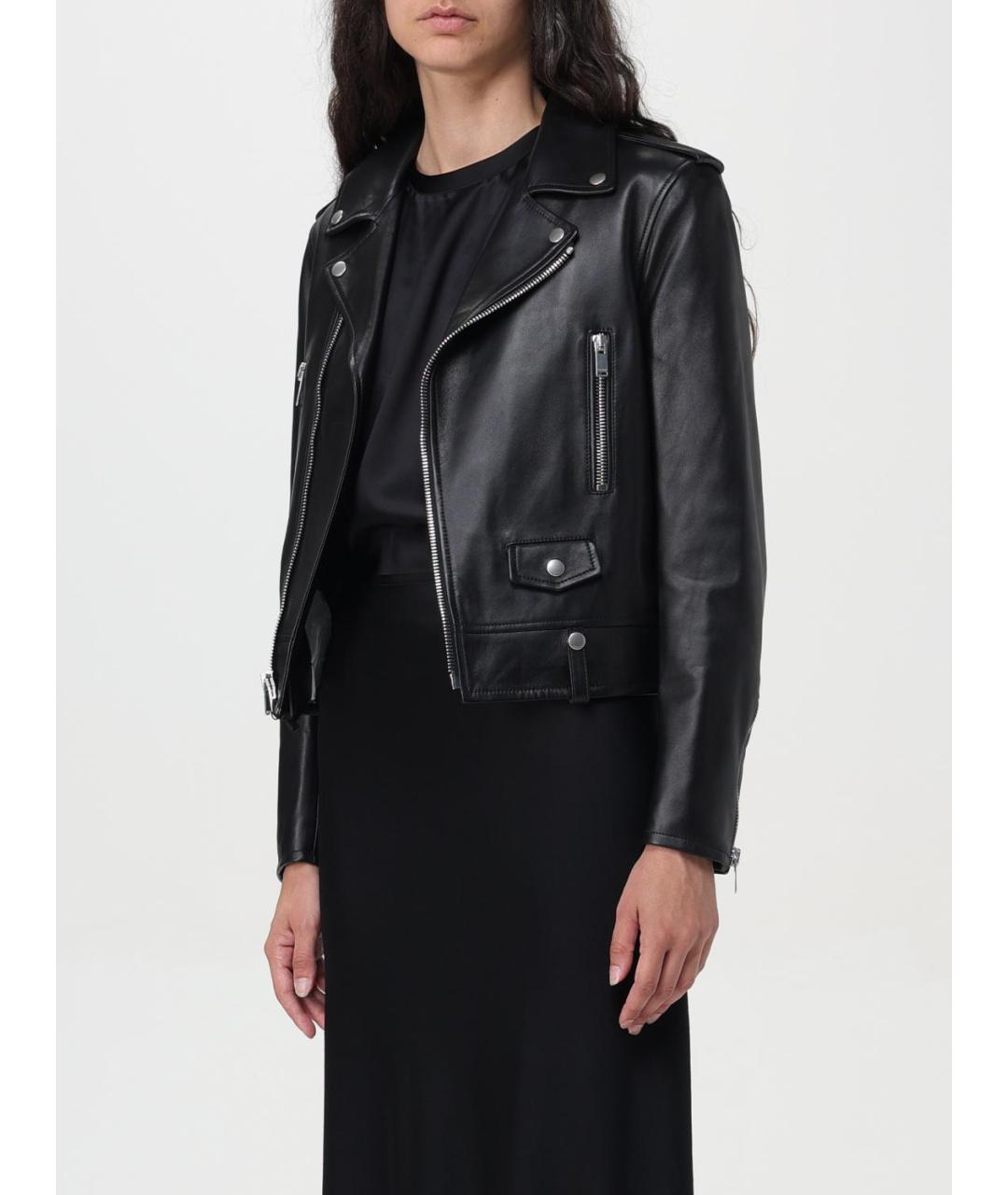 SAINT LAURENT Черная куртка, фото 4