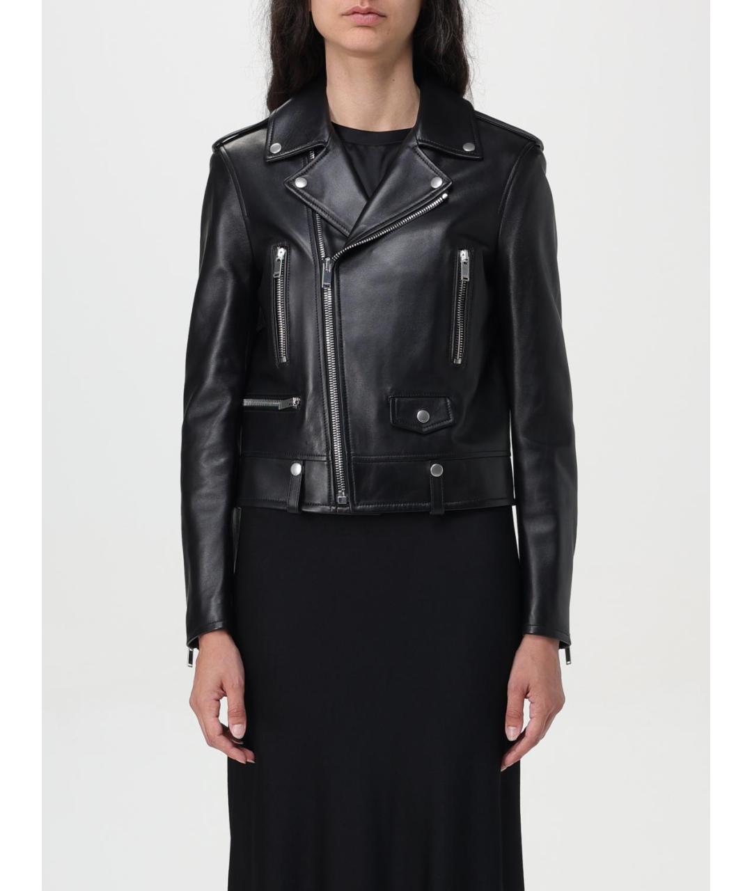 SAINT LAURENT Черная куртка, фото 2