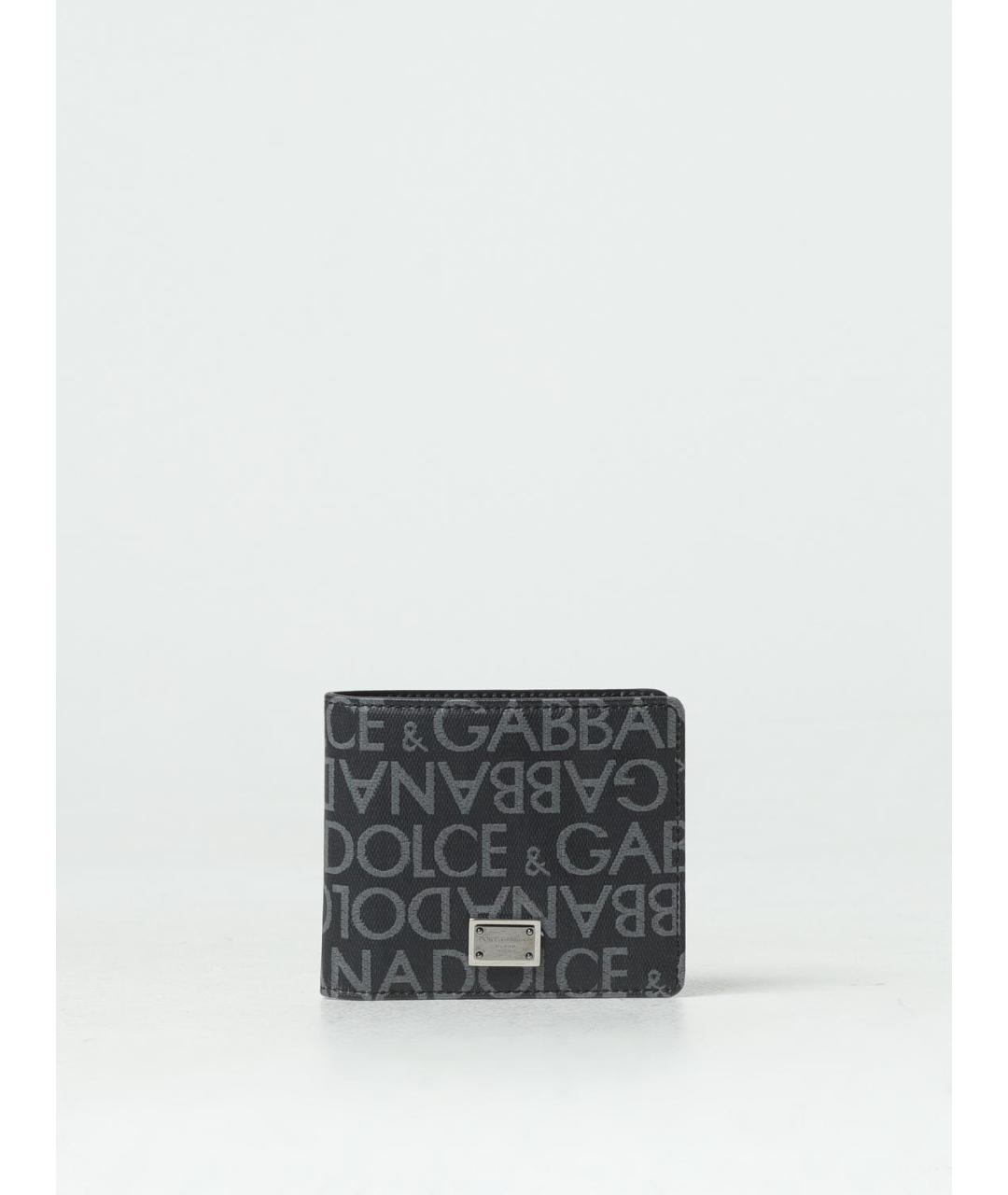 DOLCE&GABBANA Черный кошелек, фото 4