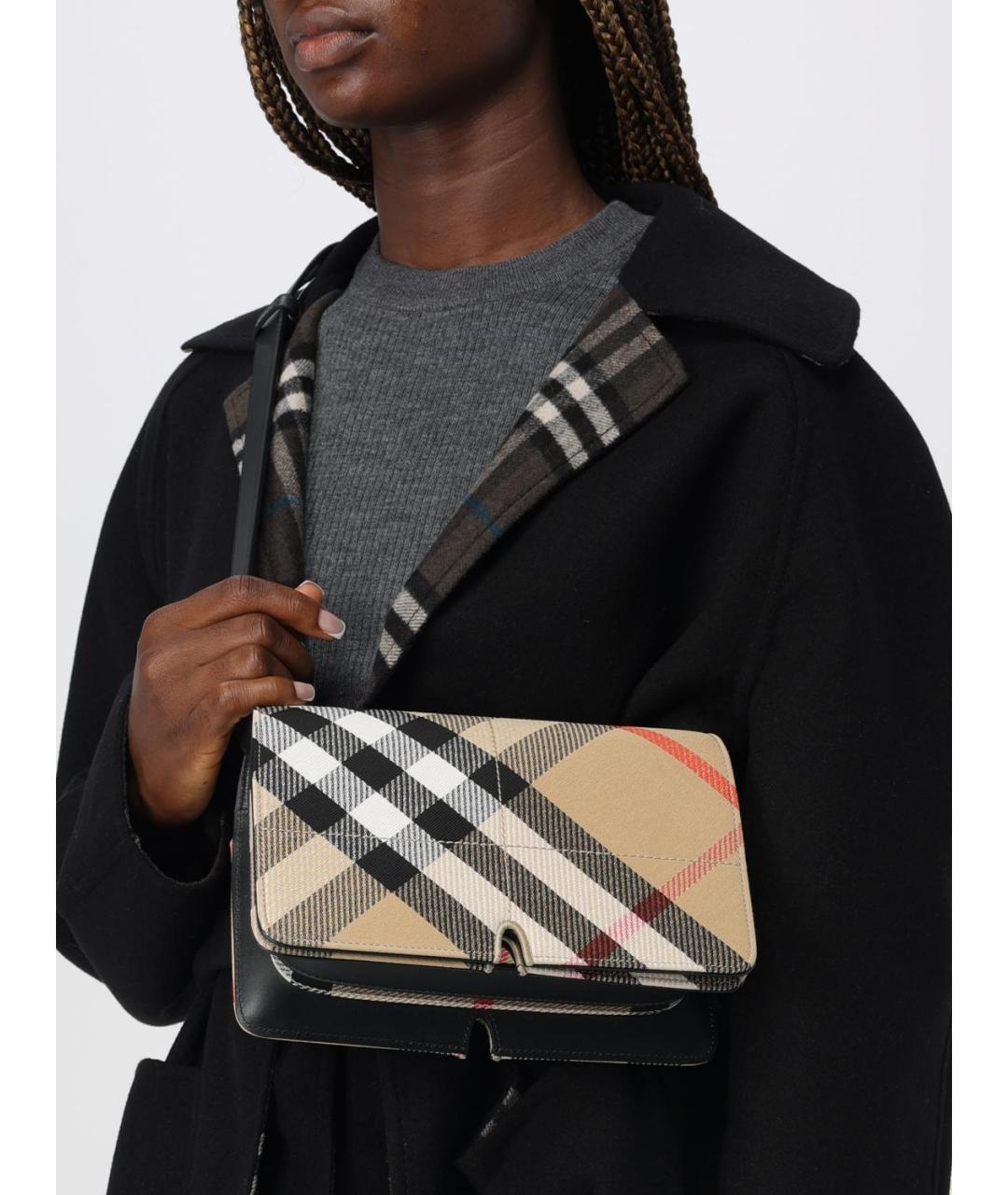 BURBERRY Бежевая сумка через плечо, фото 2
