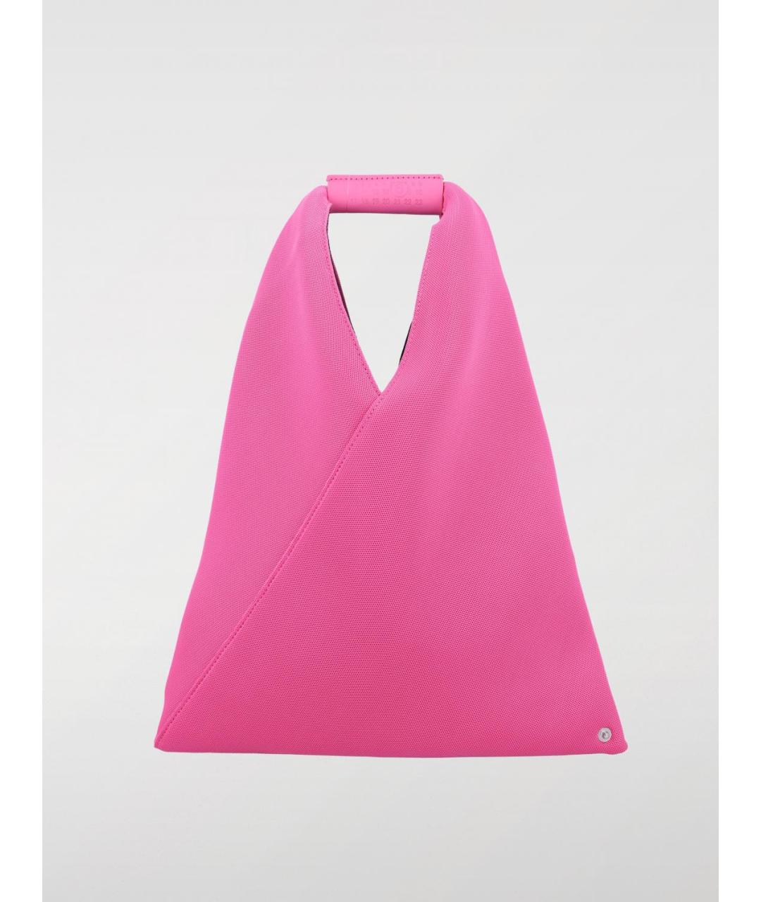 MM6 MAISON MARGIELA Розовая сумка тоут, фото 3