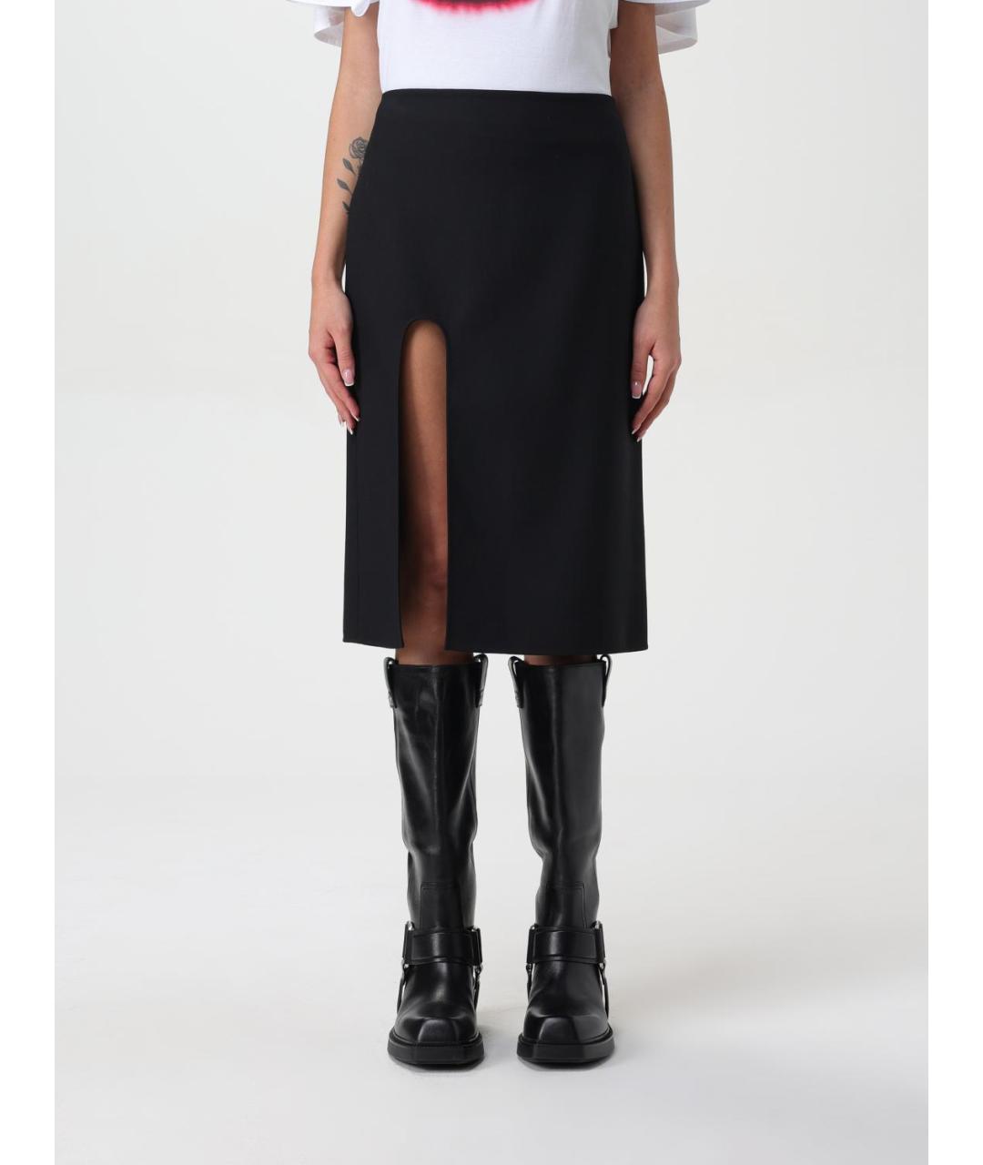 STELLA MCCARTNEY Черная юбка миди, фото 2