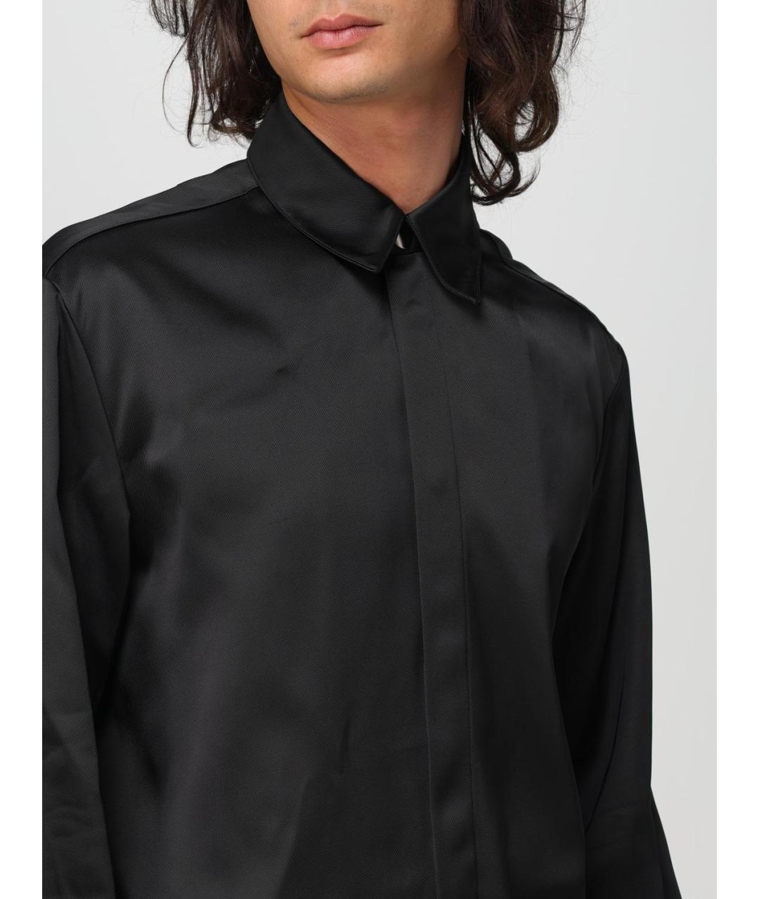 JIL SANDER Черная кэжуал рубашка, фото 6