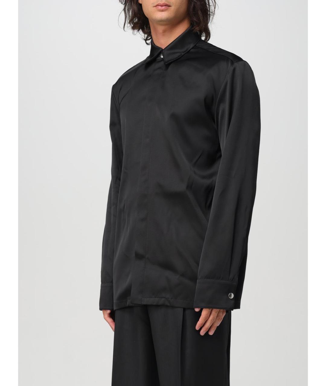 JIL SANDER Черная кэжуал рубашка, фото 5