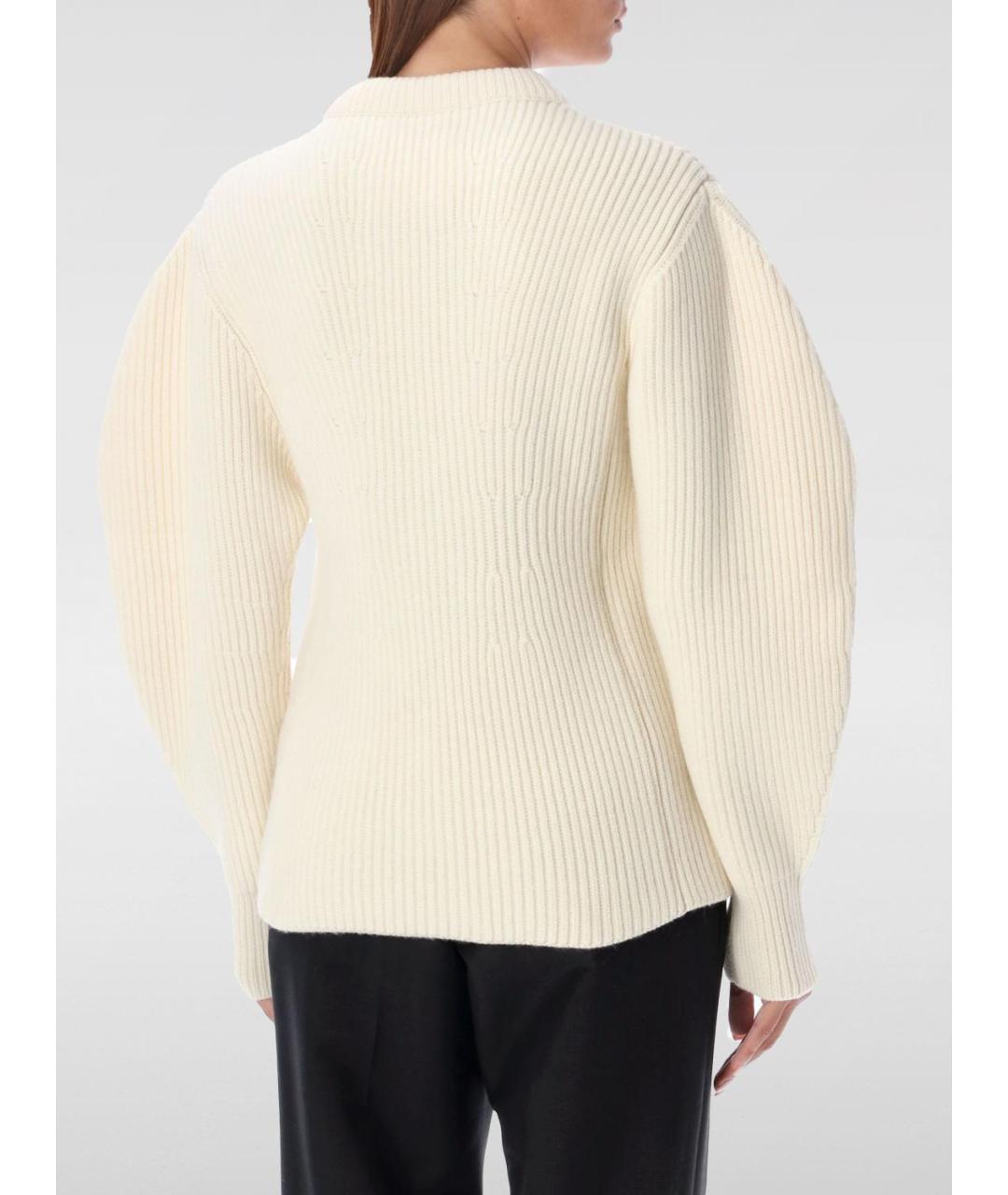 JIL SANDER Бежевый джемпер / свитер, фото 3