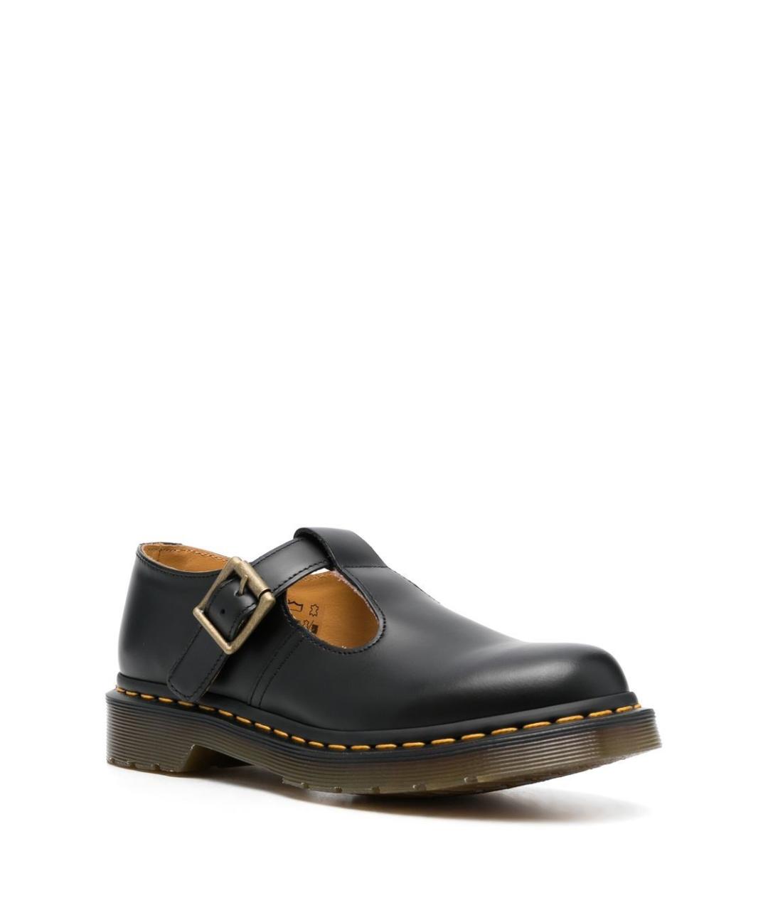 DR. MARTENS Черные кожаные ботинки, фото 4