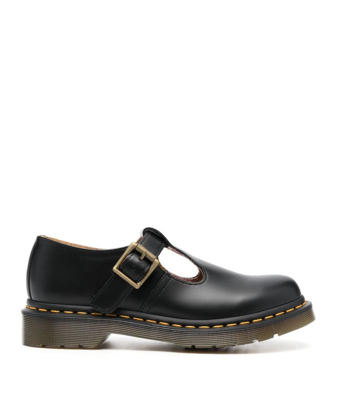 DR. MARTENS Черные кожаные ботинки, фото 1