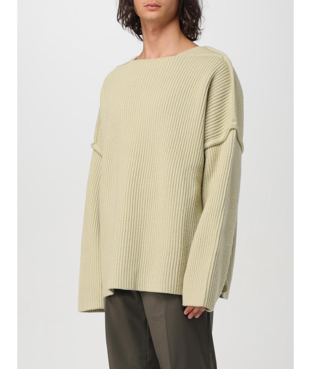 JIL SANDER Зеленый джемпер / свитер, фото 5