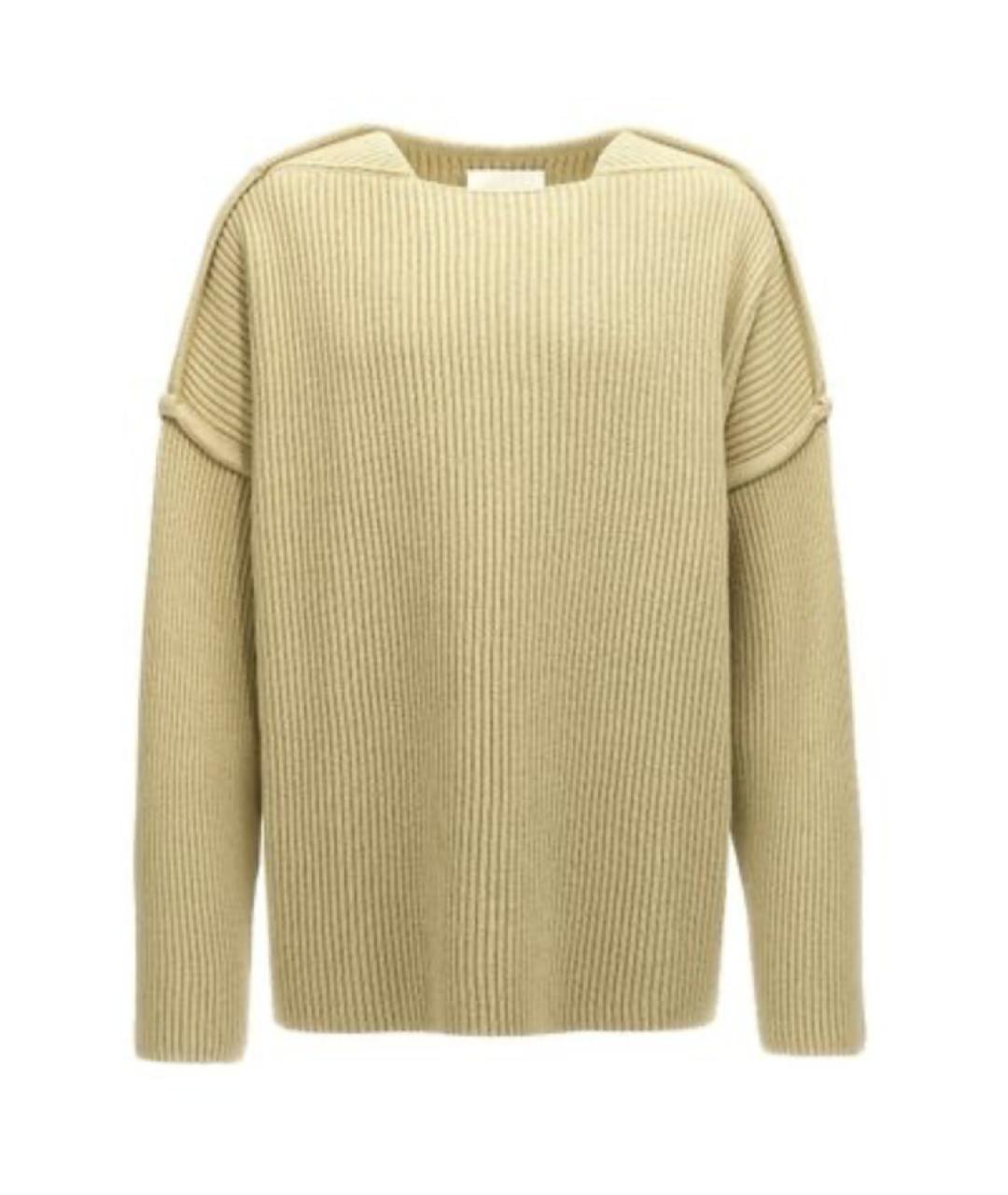 JIL SANDER Зеленый джемпер / свитер, фото 1