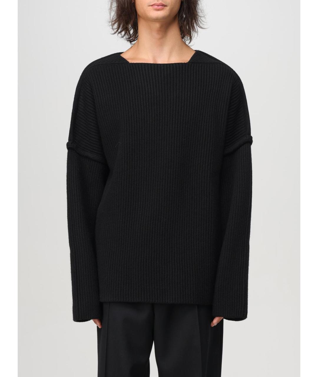 JIL SANDER Черный джемпер / свитер, фото 2