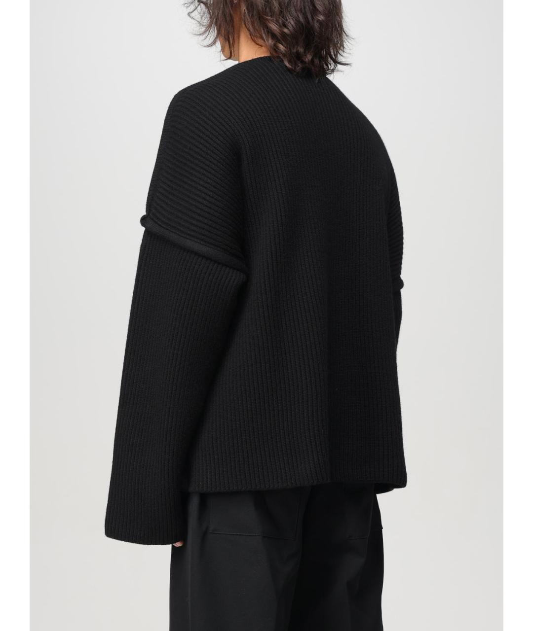 JIL SANDER Черный джемпер / свитер, фото 4
