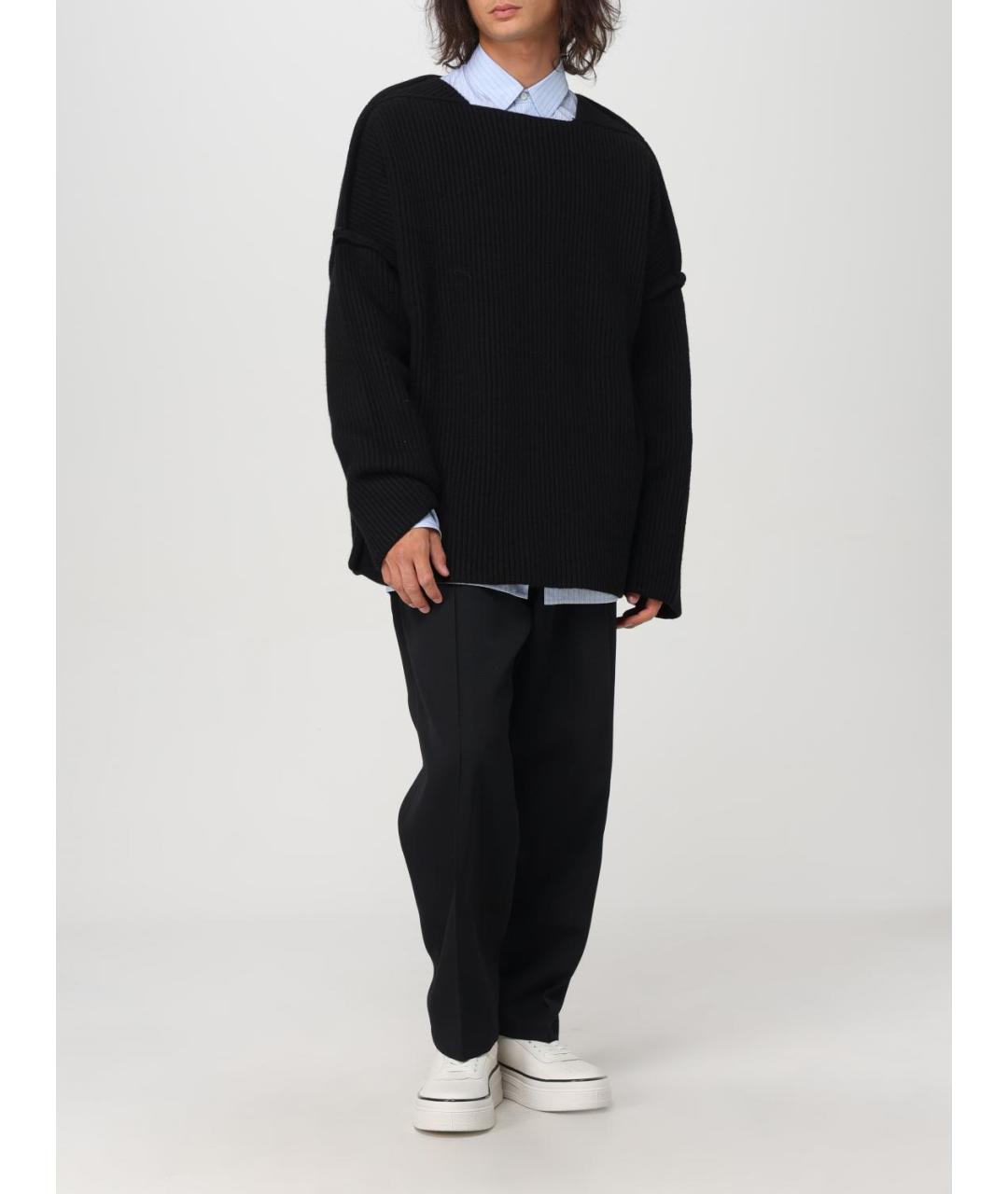 JIL SANDER Черный джемпер / свитер, фото 3