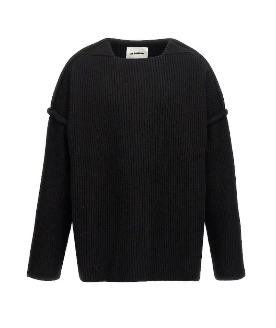 JIL SANDER Черный джемпер / свитер, фото 1