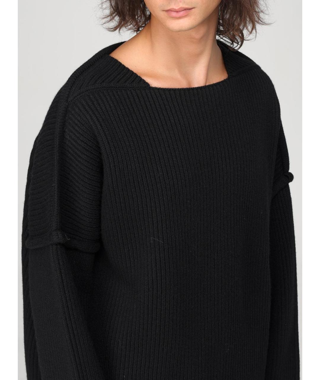 JIL SANDER Черный джемпер / свитер, фото 6