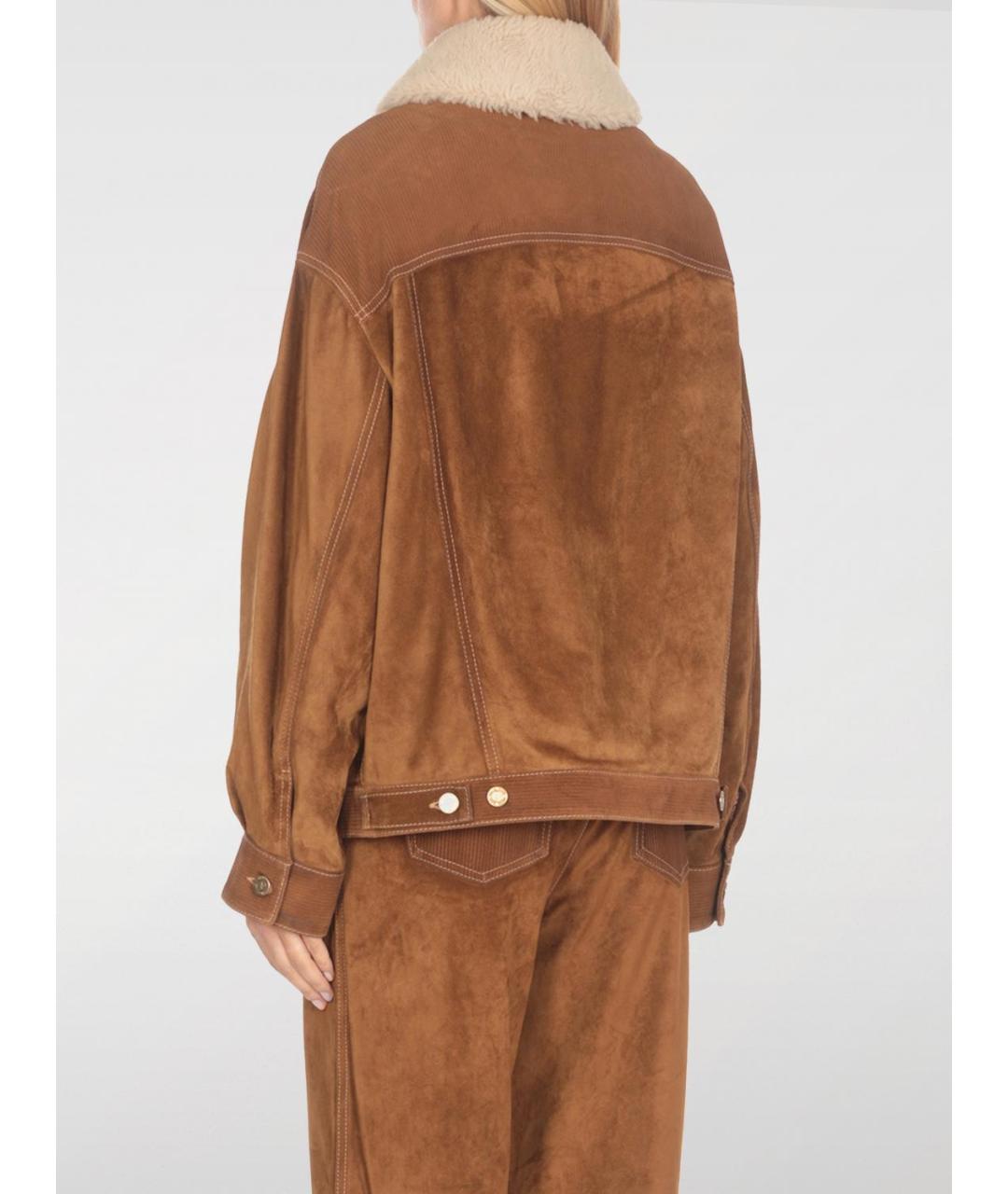 GOLDEN GOOSE DELUXE BRAND Коричневая куртка, фото 4
