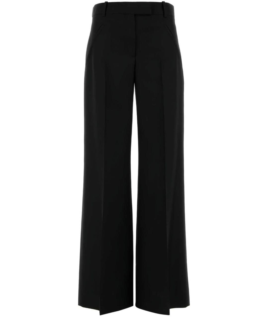 ALEXANDER MCQUEEN Черные прямые брюки, фото 1