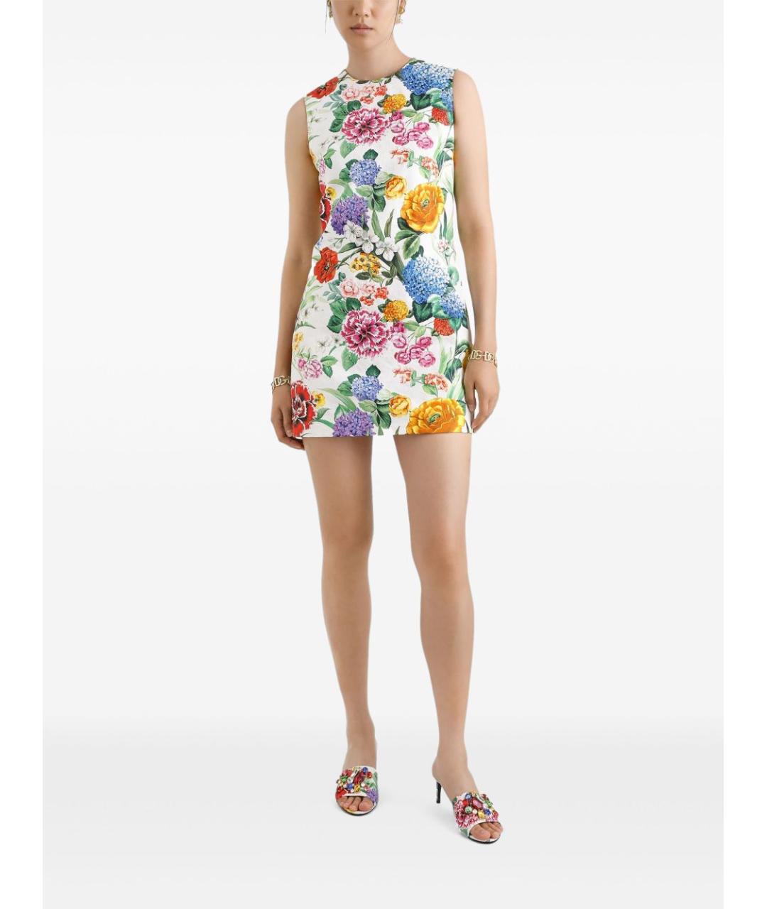 DOLCE&GABBANA Мульти платье, фото 4