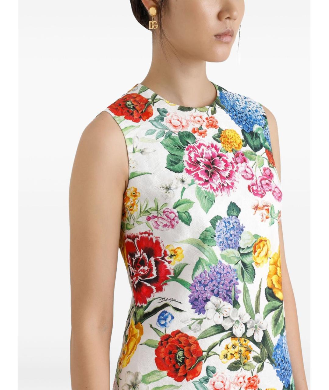 DOLCE&GABBANA Мульти платье, фото 5