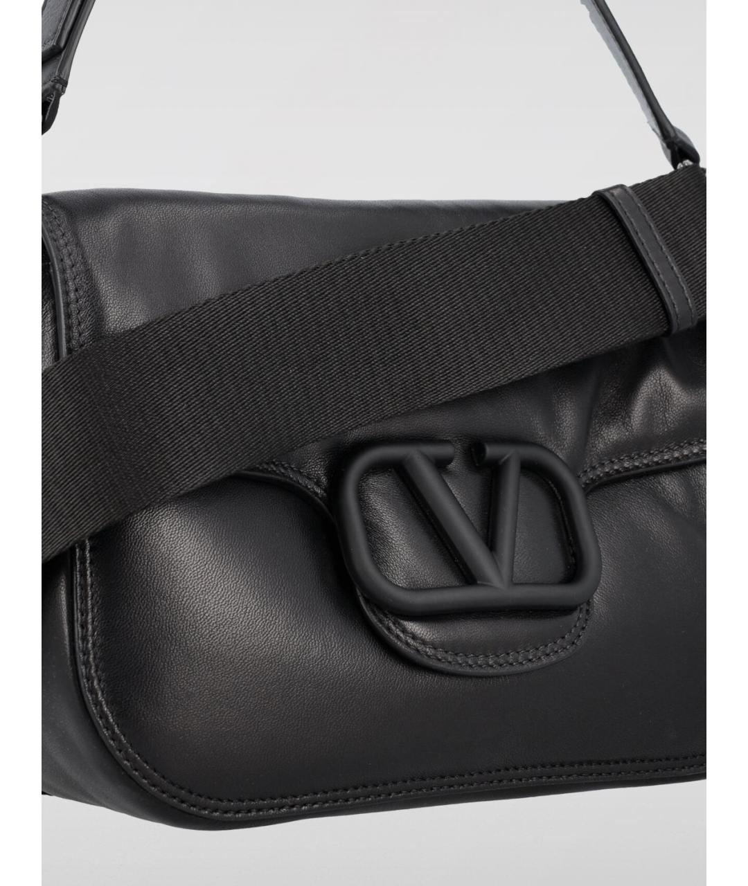 VALENTINO Черная сумка на плечо, фото 3