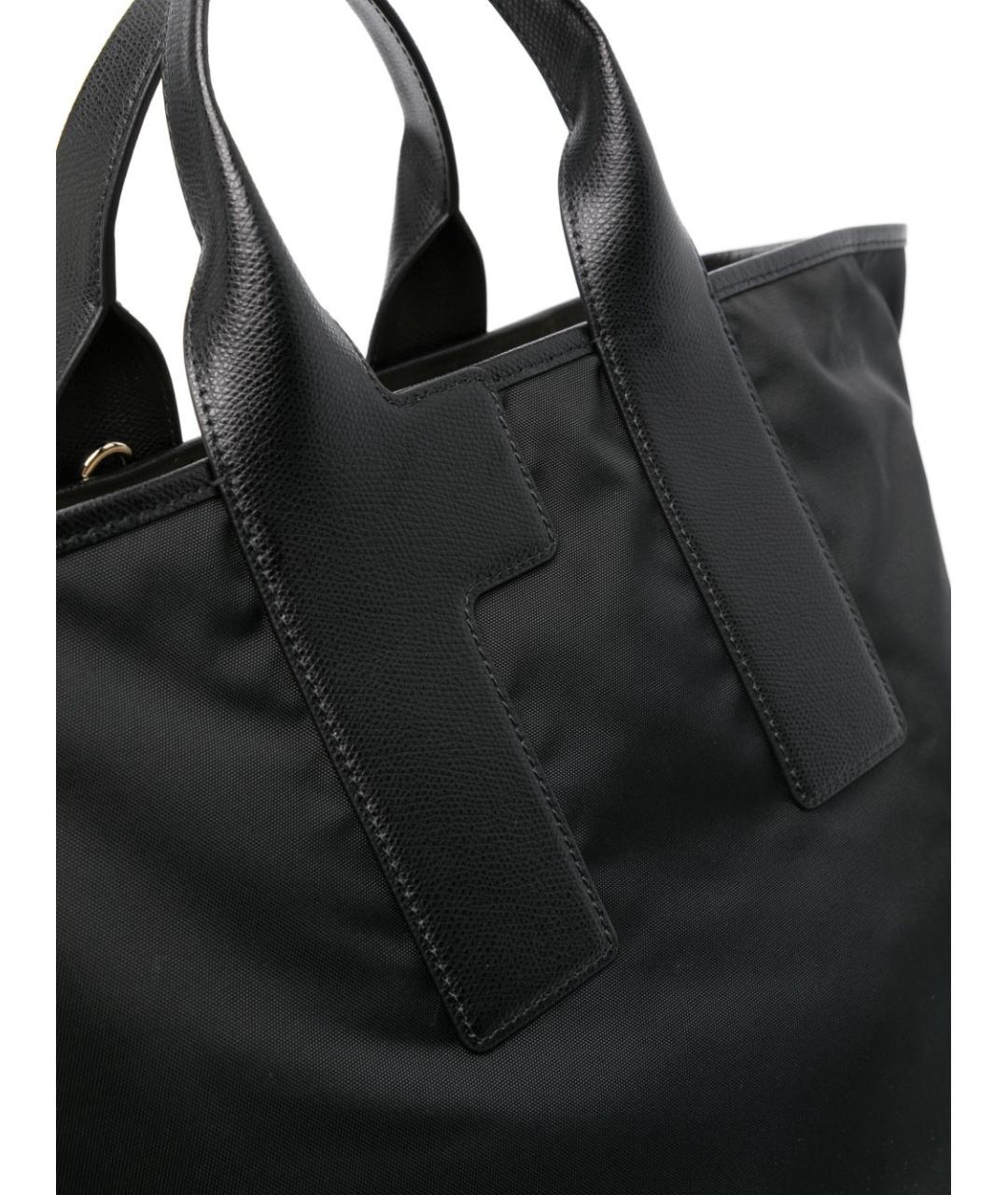 FURLA Черная сумка тоут, фото 4
