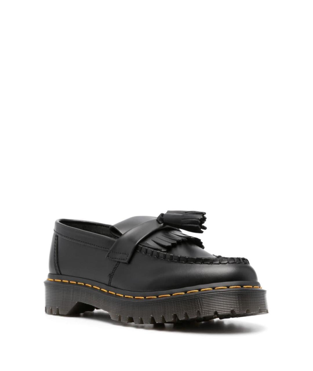 DR. MARTENS Черные кожаные лоферы, фото 2