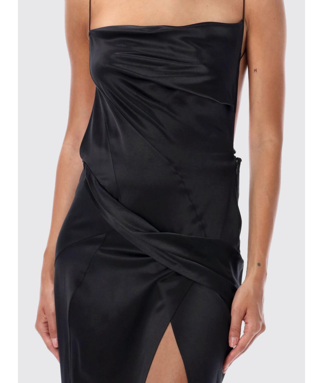 GIVENCHY Черное шелковое платье, фото 4