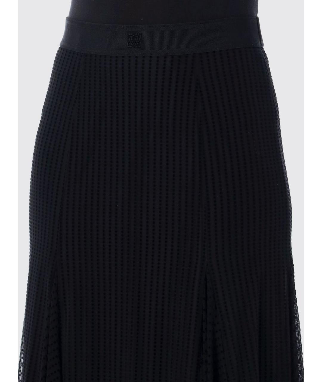 GIVENCHY Черная юбка миди, фото 4