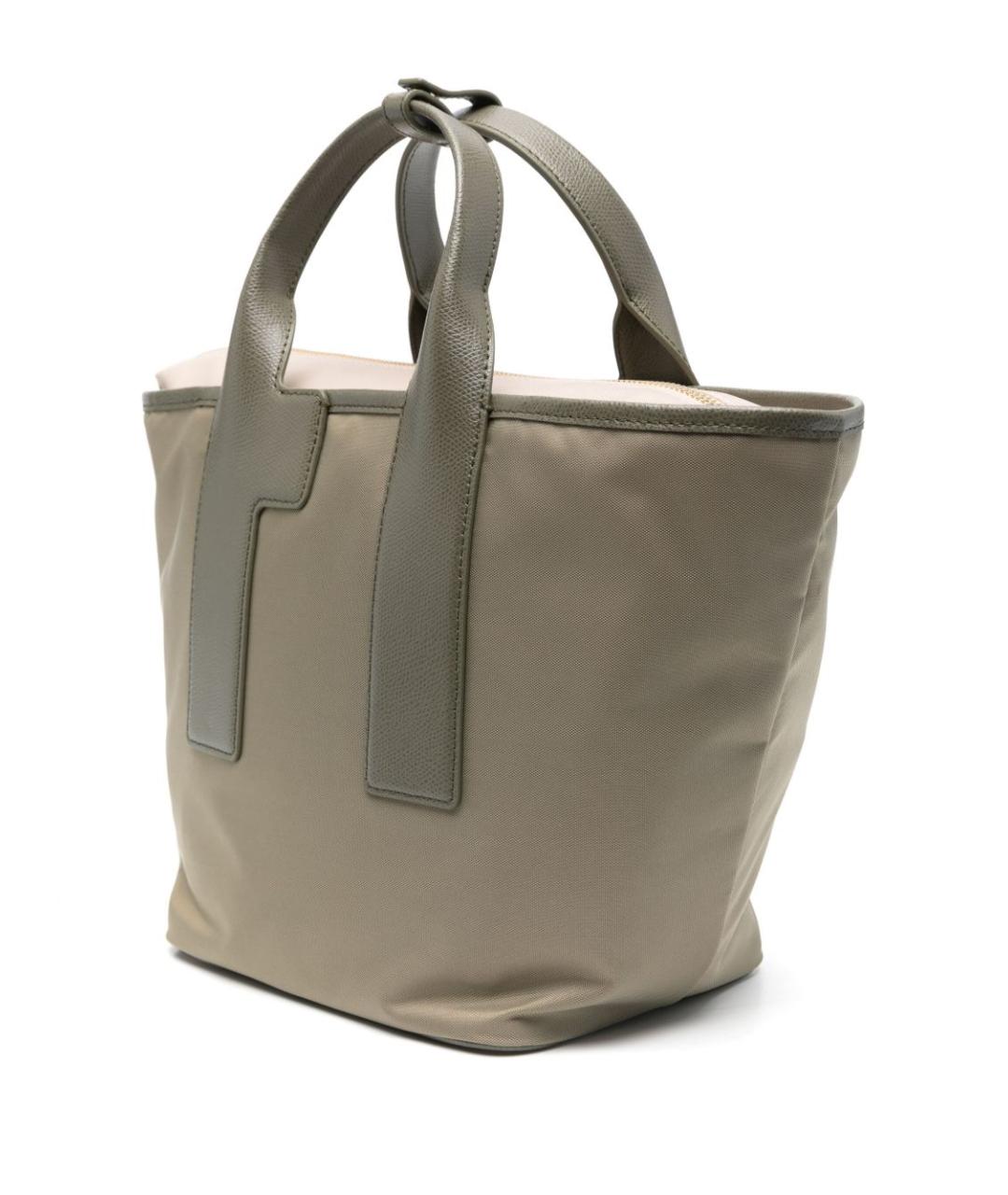 FURLA Зеленая сумка тоут, фото 4