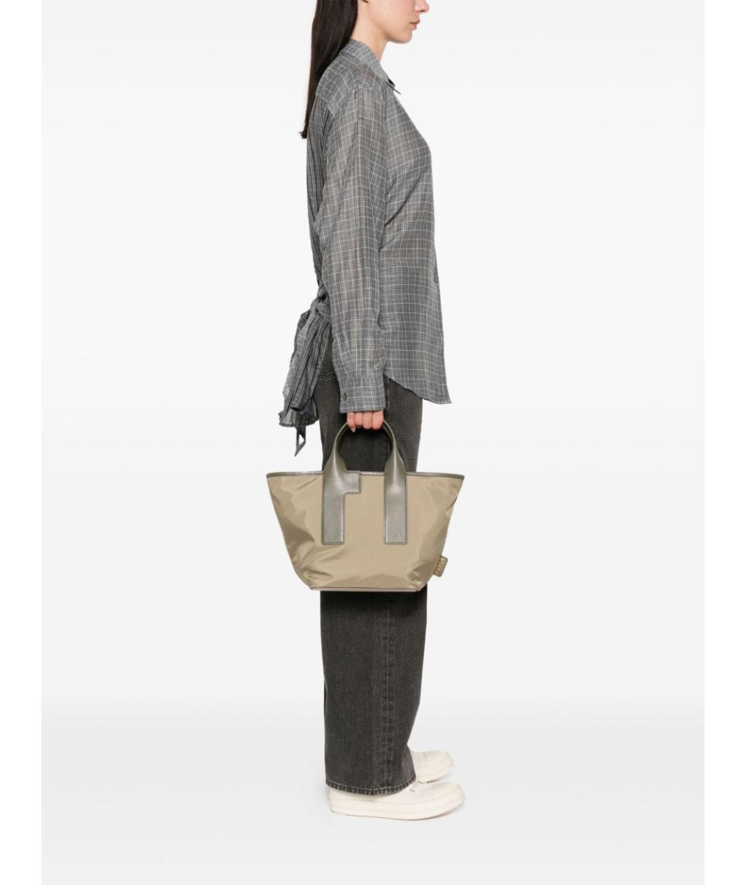 FURLA Зеленая сумка тоут, фото 2