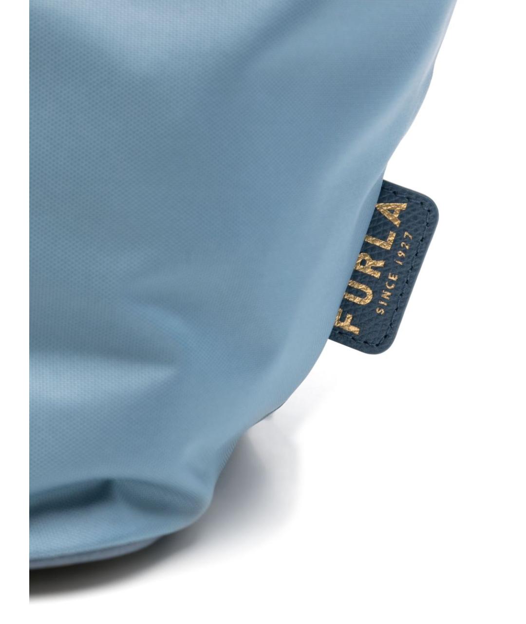 FURLA Голубая сумка тоут, фото 5