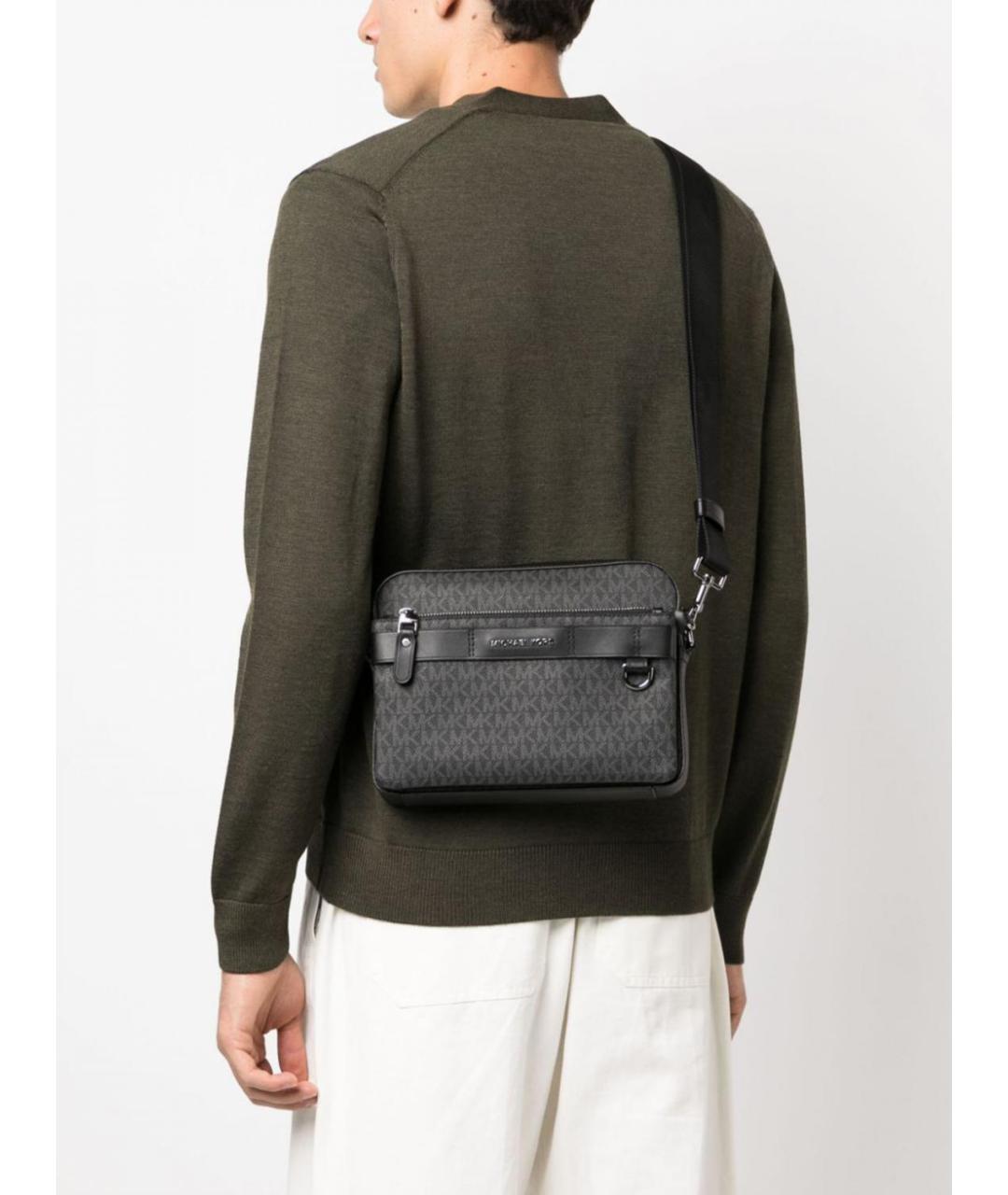 MICHAEL KORS Черная сумка на плечо, фото 3